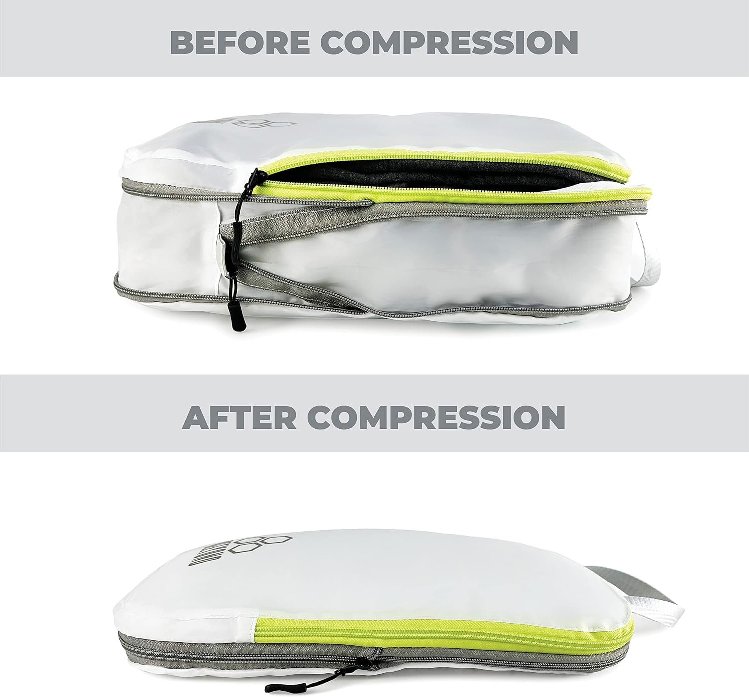 Custom Logo 6-Piece Compression Packing Cubes Private Label Set for Travel and Luggage Organization with Large & Small Cubes Accessories Bag Laundry Bag from Manufacturer