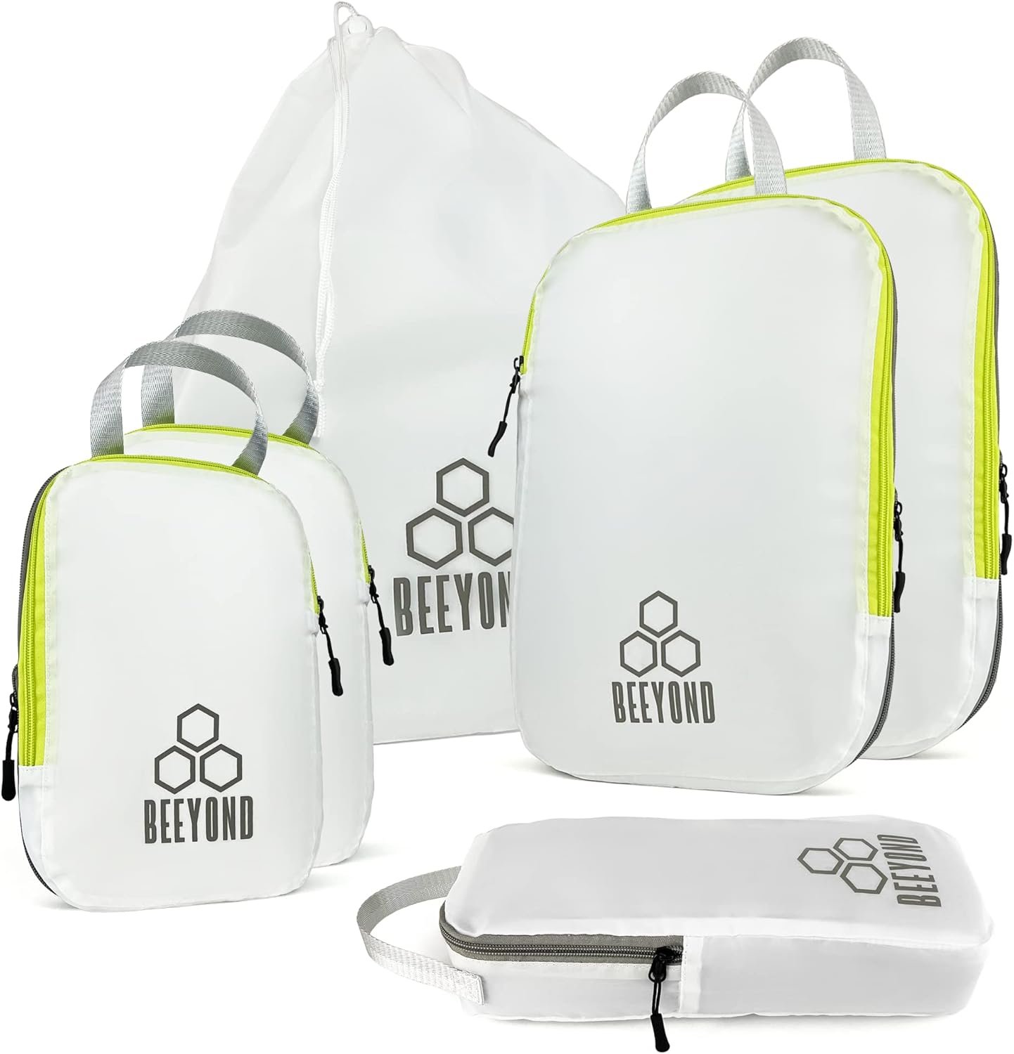 Custom Logo 6-Piece Compression Packing Cubes Private Label Set for Travel and Luggage Organization with Large & Small Cubes Accessories Bag Laundry Bag from Manufacturer