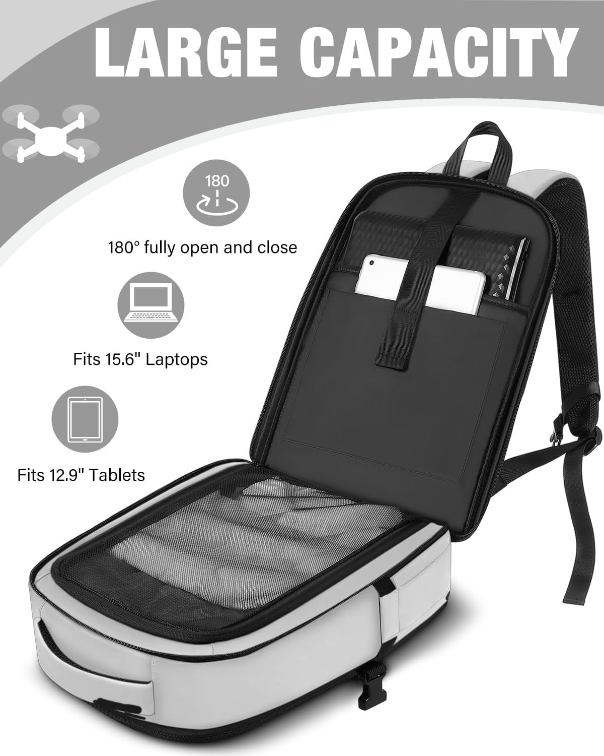 Custom Logo Waterproof Hard Carrying Case for Mini 4 Pro/Mini 3/4 Pro Large Drone Bag Fits 15.6 Inch Laptop Private Label Travel Backpack for RC 2/RC/N3/N2/N1 Controller Fly More Combo Drone Accessories Manufacturer Custom Logo Waterproof Hard Carrying Case for Mini 4 Pro/Mini 3/4 Pro Large Drone Bag Fits 15.6 Inch Laptop Private Label Travel Backpack for RC 2/RC/N3/N2/N1 Controller Fly More Combo Drone Accessories Manufacturer