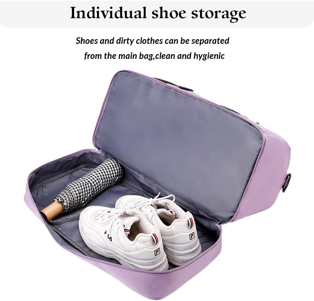 Private Label Personalized Sport Gym Duffle Bags Custom Logo Embroidered Name Wet Dry Pockets Shoe Compartment Large Capacity Waterproof Weekender for Camping Travel Overnight Bridesmaid Party Gifts Manufacturer