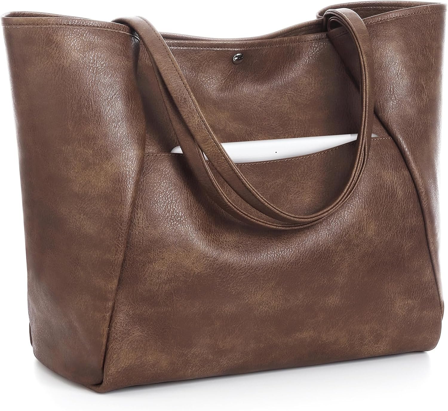 Private Label Large 25L Vegan Leather Tote Bag Custom Logo for Women Work Travel Weekender Purse Factory