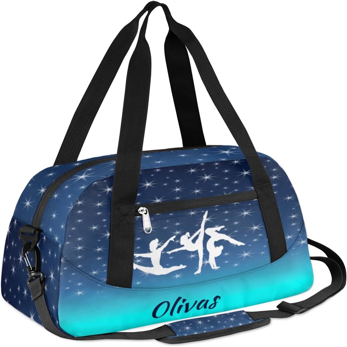 Private Label Personalized Gymnastics Dance Bag for Girls Custom Logo Duffel Weekender Travel Manufacturer