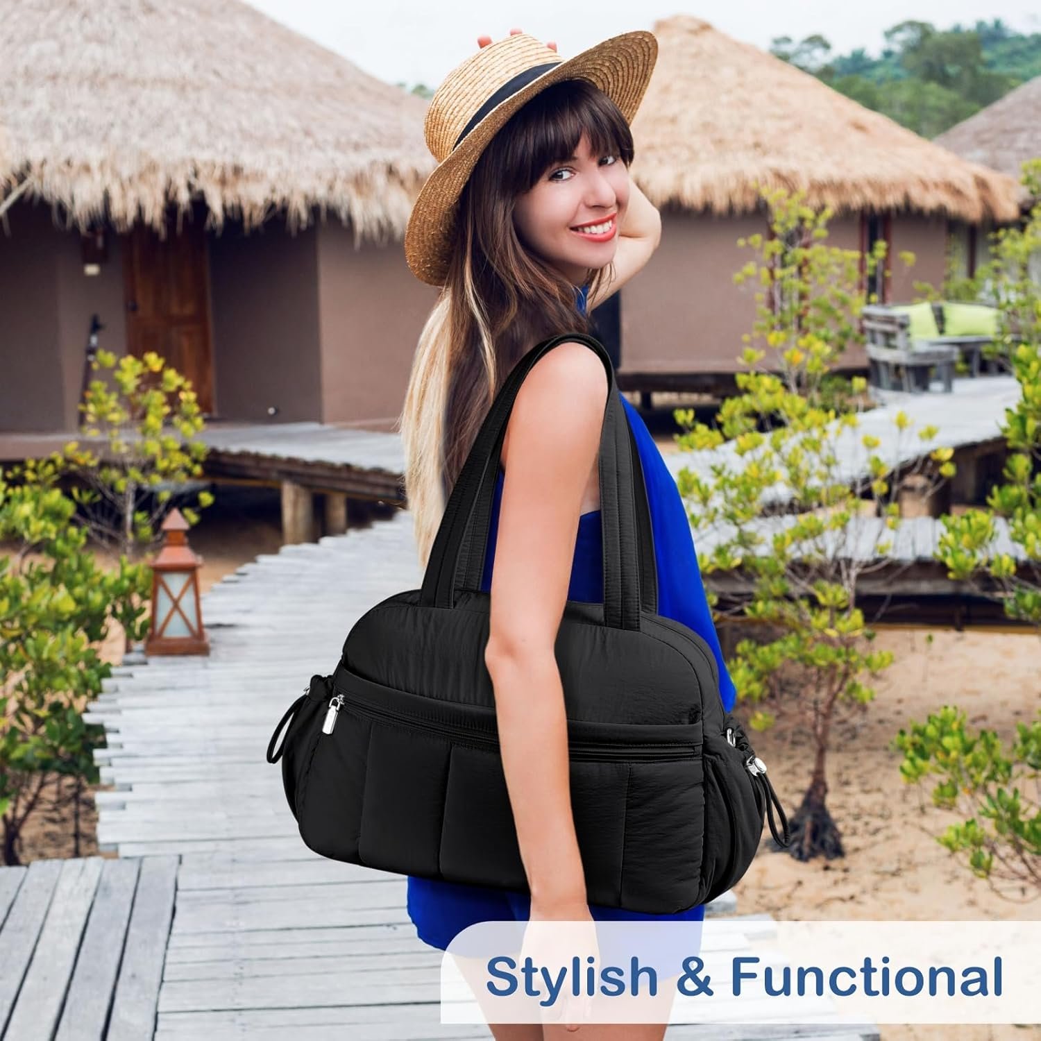 Custom Logo Travel Duffel Bag for Women Private Label Puffer Gym Bag Sports Tote with Wet Pocket Factory Carry On Weekender with Luggage Sleeve Black Custom Logo Travel Duffel Bag for Women Private Label Puffer Gym Bag Sports Tote with Wet Pocket Factory Carry On Weekender with Luggage Sleeve Black