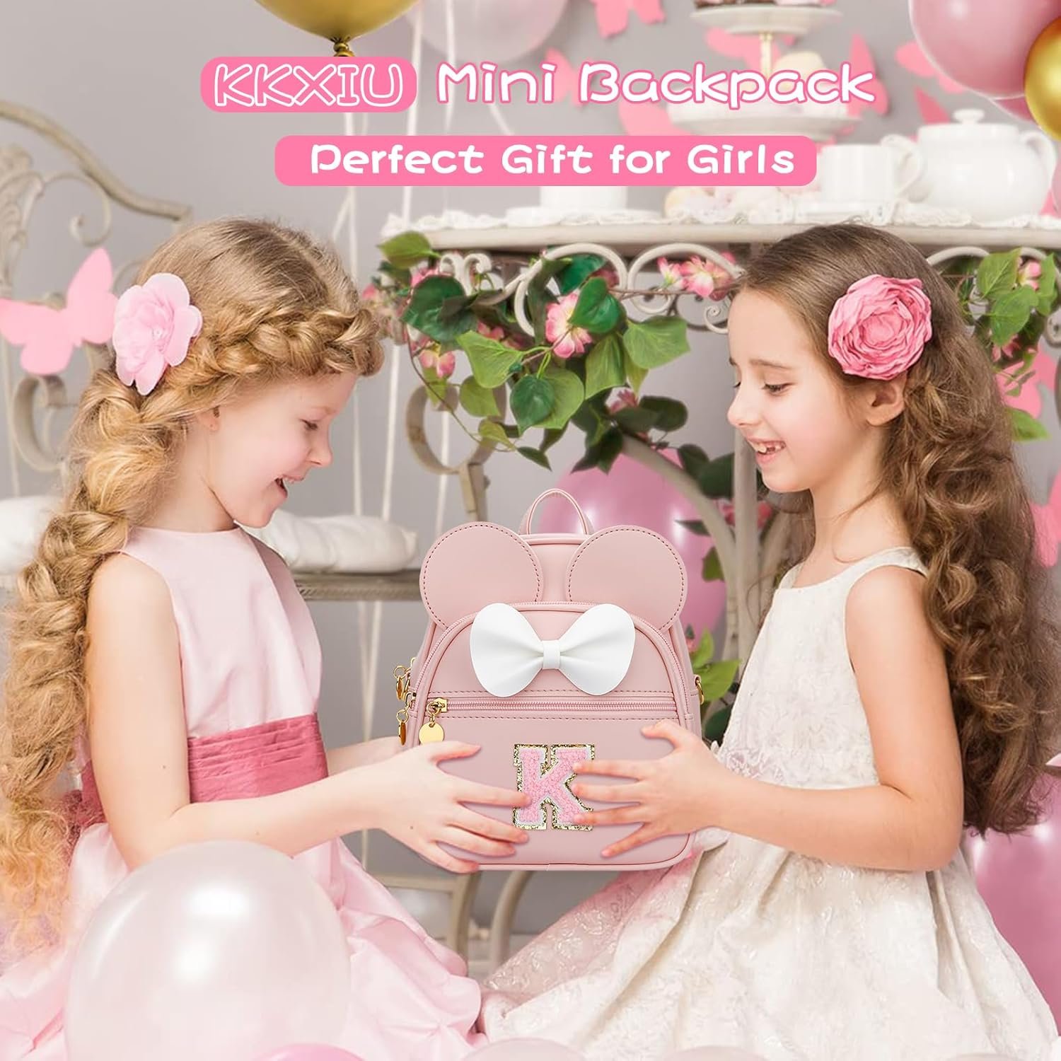 Private Label Girls Initial Bowknot Cute Mini Backpack for Toddlers Small Travel Backpacks Manufacturer Personalized Birthday Gifts Little Girls Kids K Pink Custom Logo Private Label Girls Initial Bowknot Cute Mini Backpack for Toddlers Small Travel Backpacks Manufacturer Personalized Birthday Gifts Little Girls Kids K Pink Custom Logo