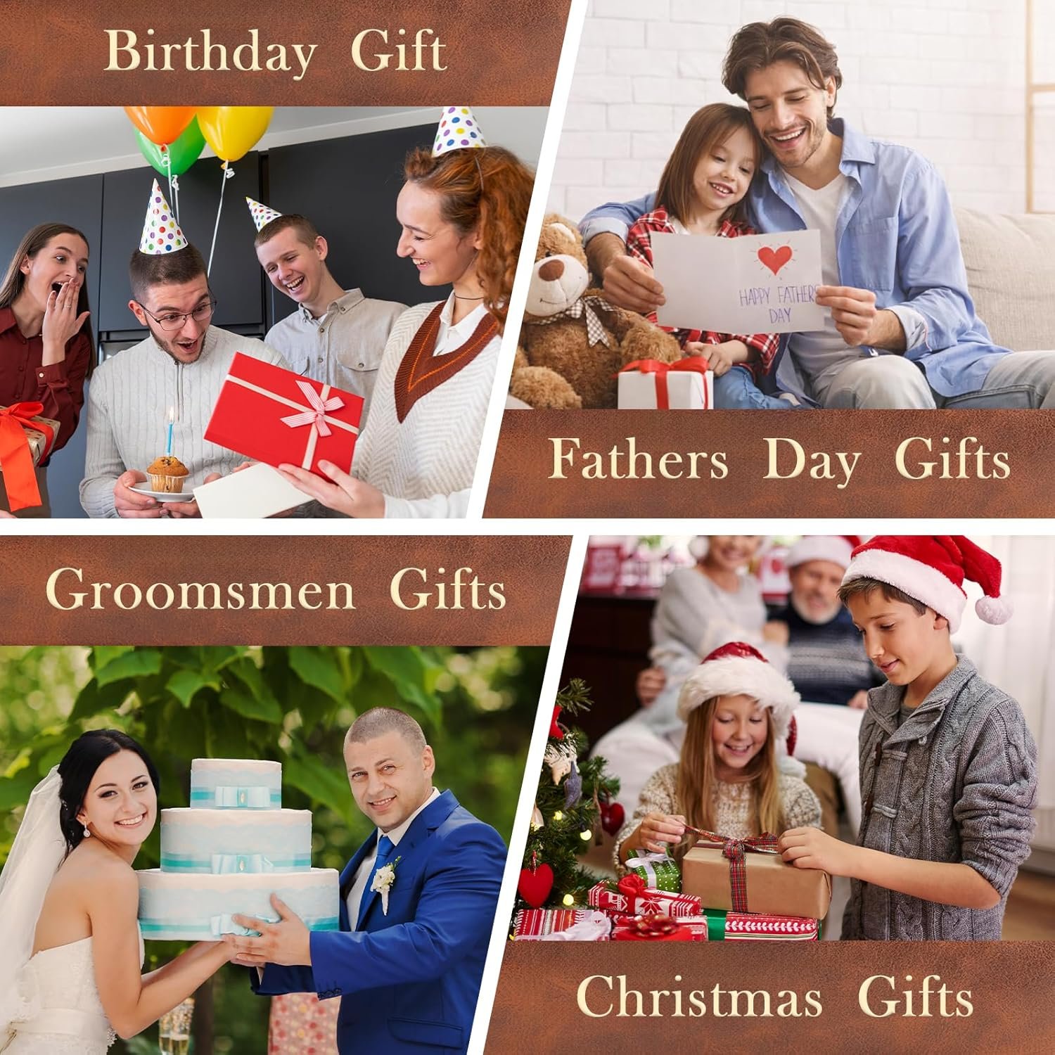 Private Label Personalized Initial Toiletry Bag for Men - Custom Logo Laser Engraved Monogram Leather Travel Kit Shaving Organizer - Direct from Factory