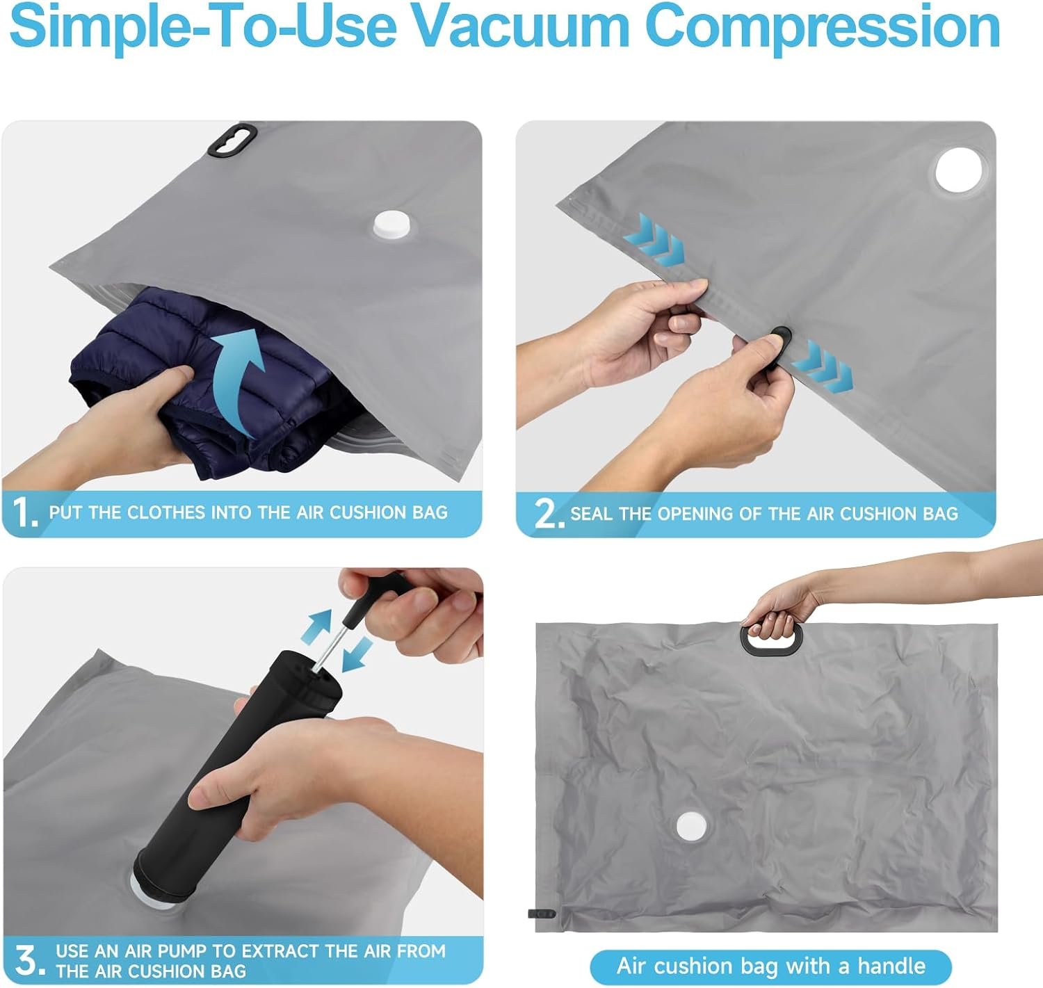 Custom Logo Wheeled Rolling Backpack with 2 Packing Cubes Compression Bags Laptop Compartment Private Label Water Resistant Luggage Suitcase for Air Travel Weekend Trips Manufacturer (Grey)