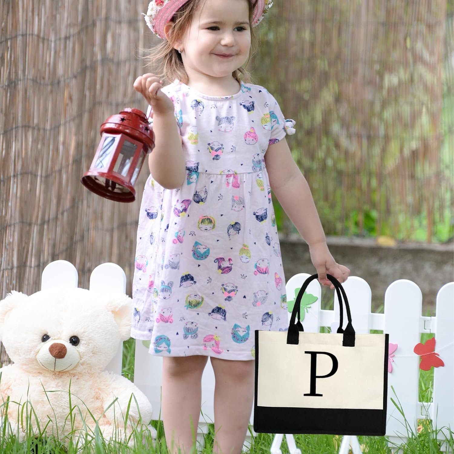 Custom Logo Mini Personalized Initial Tote Bag for Women Private Label 10x8.5 IN Compact Canvas Purse Manufacturer Wedding Birthday Gift