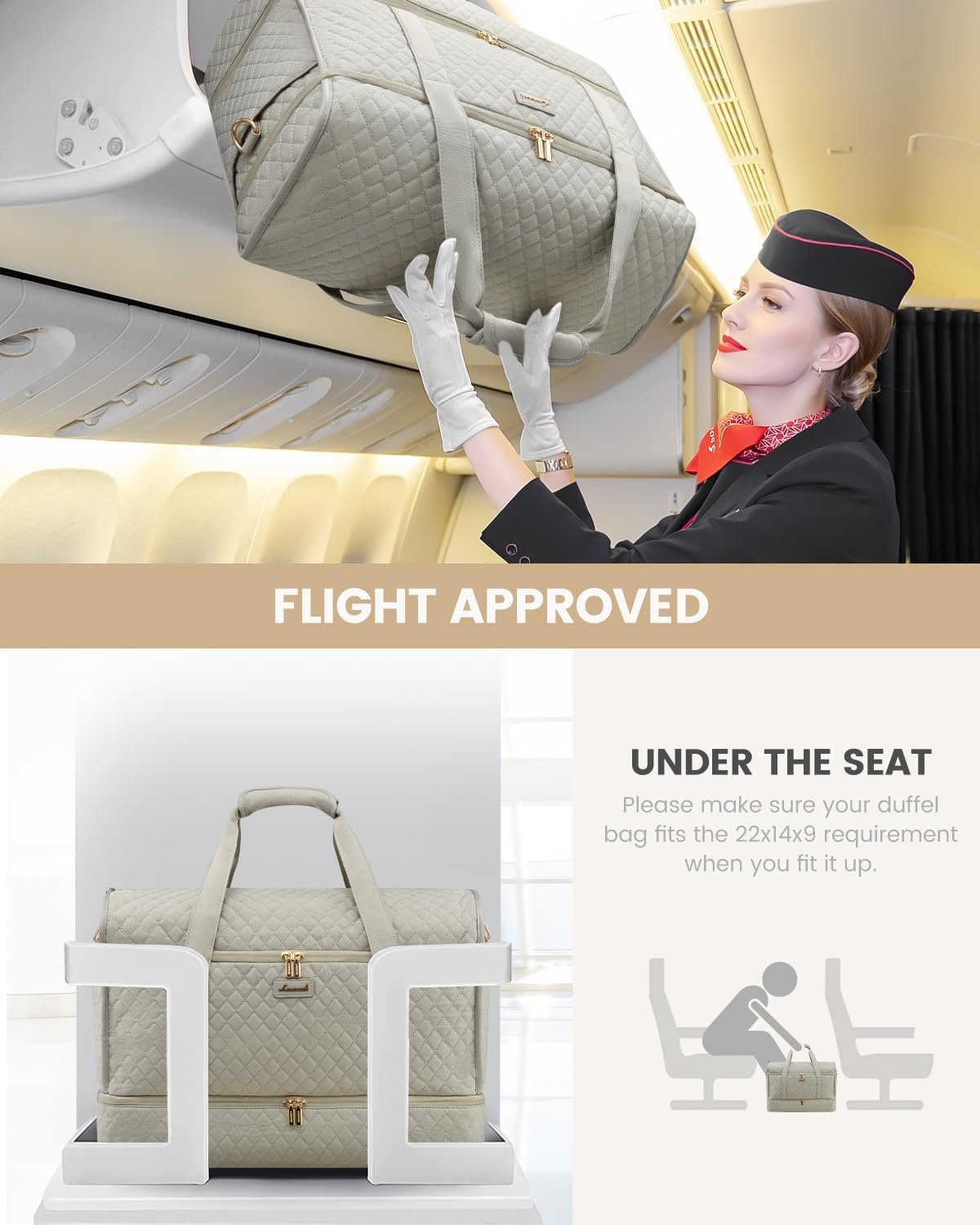 Private Label Large Travel Duffle Bag Weekender for Women with Shoe Compartment Custom Logo Overnight Hospital Bag for Labor Delivery Carry On Personal Item Yoga Gym Duffel Manufacturer