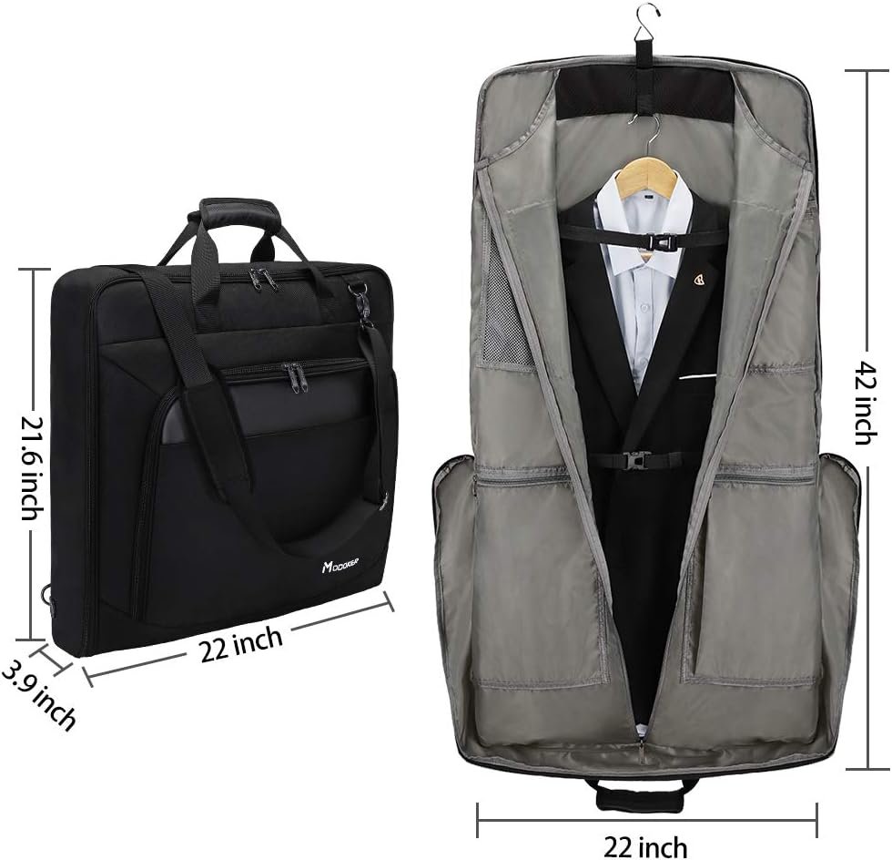 Custom Logo Carry On Garment Bags for Travel Hanging Clothes Suit Bag Luggage Organizer Private Label Foldable Suit Carrier Manufacturer Gift for Men Women