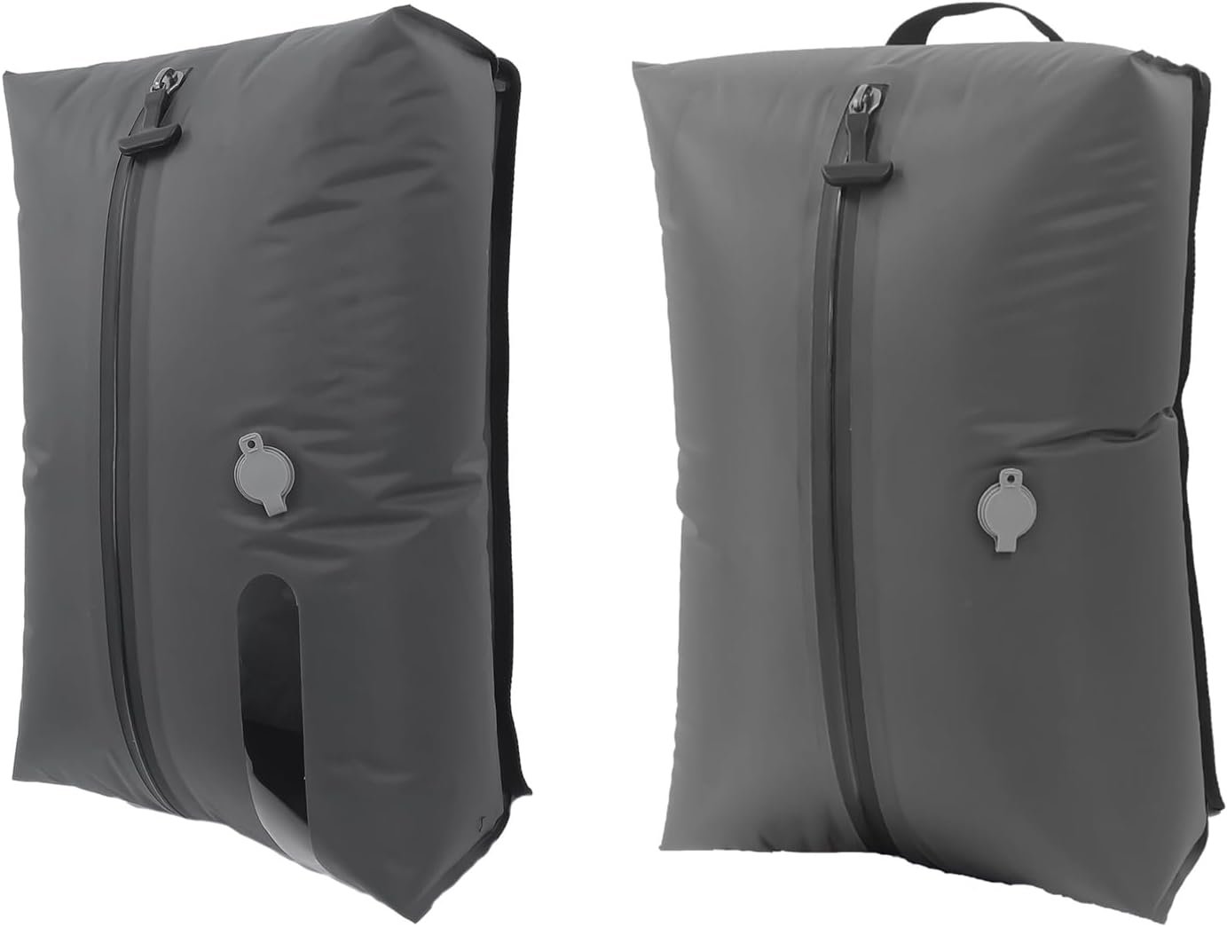 Custom Logo 17L Gray Flat Bottom Private Label Vacuum Storage Bag Travel Ready with View Window for Secure Packing Portable Manufacturer