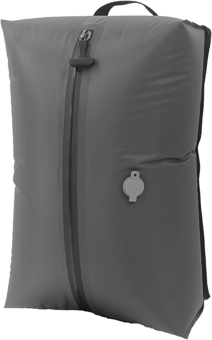 Custom Logo 17L Gray Flat Bottom Private Label Vacuum Storage Bag Travel Ready with View Window for Secure Packing Portable Manufacturer