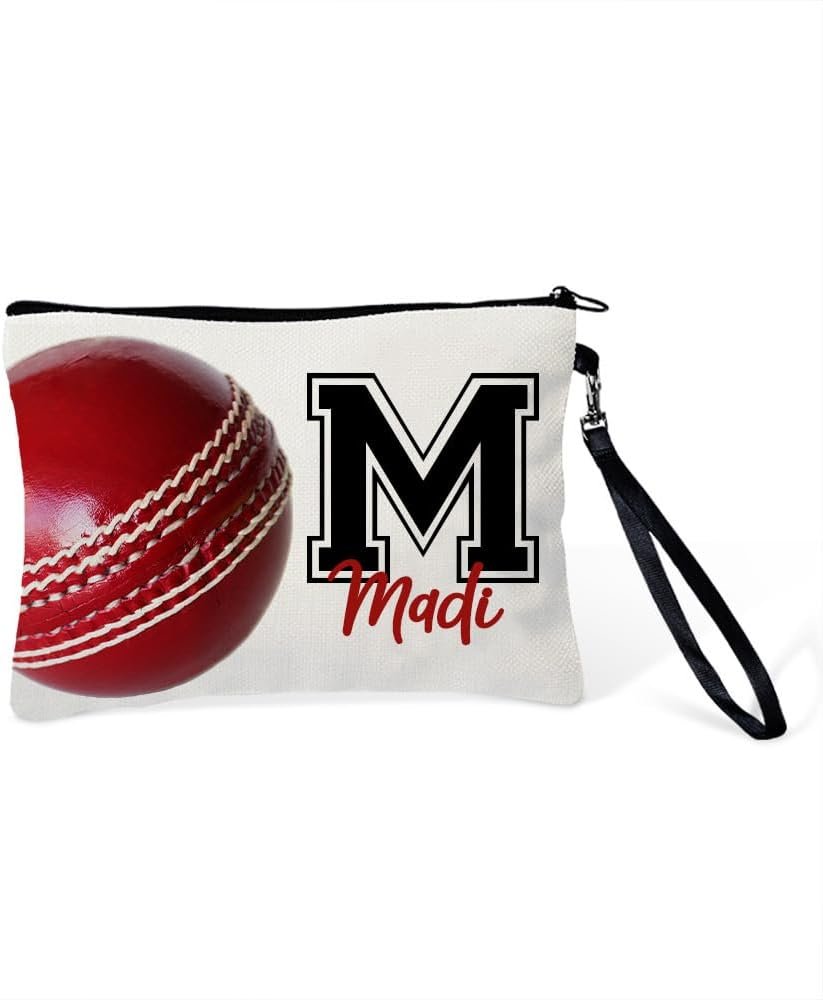 Custom Logo Small Personalized Makeup Bags for Women Private Label Cosmetic Toiletry Volleyball Baseball Softball Football Basketball Tennis Soccer Pickleball Cricket Ice Hockey Golf Manufacturer