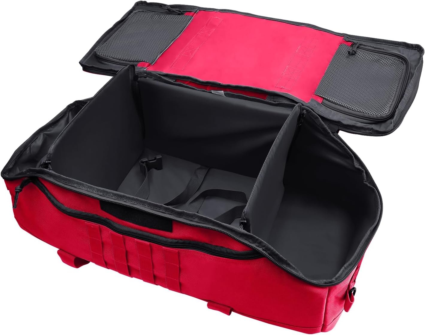 Private Label 65L Large Duffle Bag 3-in-1 Custom Logo Tactical Backpack MOLLE Pack for Sports Gym Outdoor Red Manufacturer