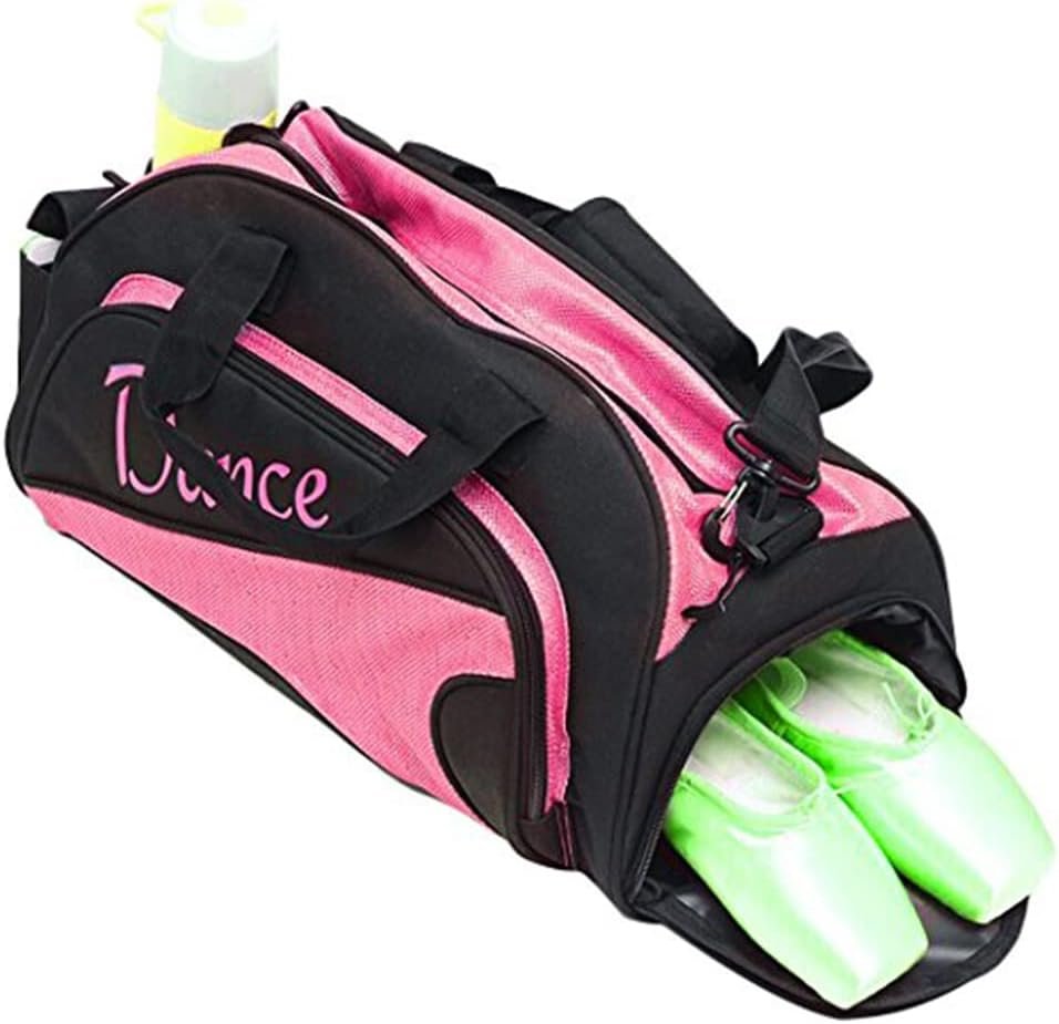 Custom Logo Women's Nylon Dance Sport Duffel Gym Bag Private Label (Rose) Medium Factory