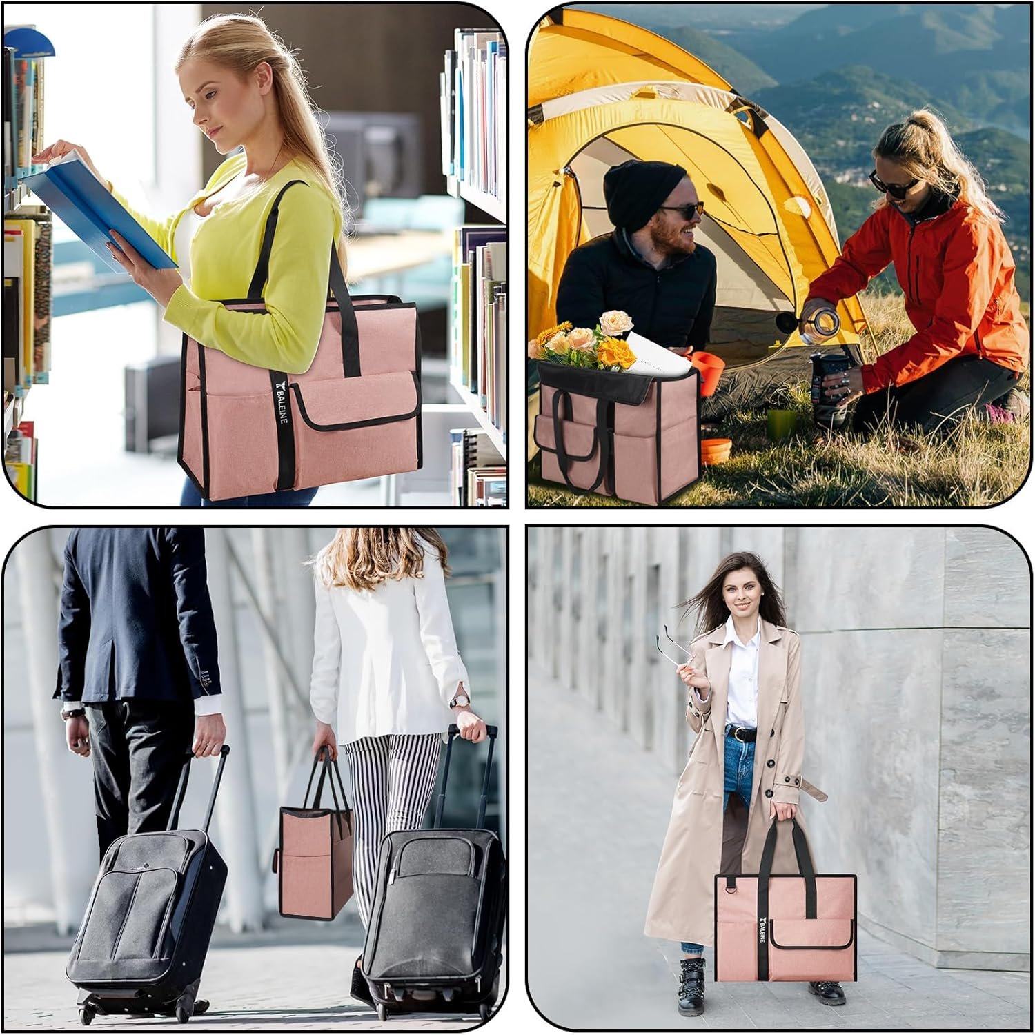 Private Label Large Utility Tote Bag with Custom Logo Reinforced Bottom Multi Pockets Foldable for Nurse Travel Work Manufacturer Private Label Large Utility Tote Bag with Custom Logo Reinforced Bottom Multi Pockets Foldable for Nurse Travel Work Manufacturer