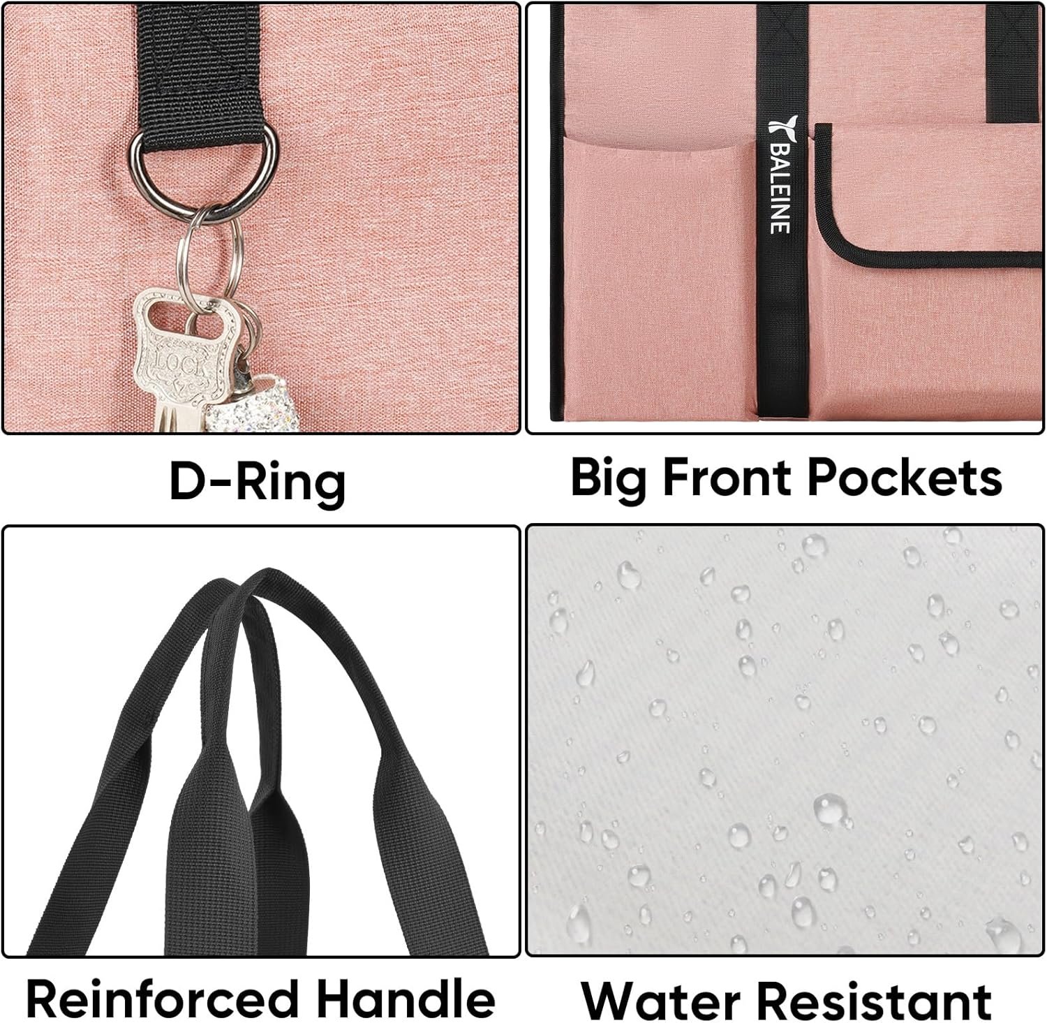 Private Label Large Utility Tote Bag with Custom Logo Reinforced Bottom Multi Pockets Foldable for Nurse Travel Work Manufacturer Private Label Large Utility Tote Bag with Custom Logo Reinforced Bottom Multi Pockets Foldable for Nurse Travel Work Manufacturer