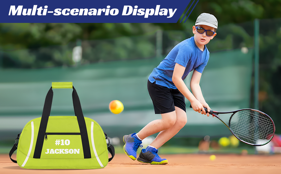 Private Label Personalized Soccer Gym Duffel Bags for Kids Boys with Custom Logo Custom Name Sport Training Travel Overnight Weekender Manufacturer Black Cyan