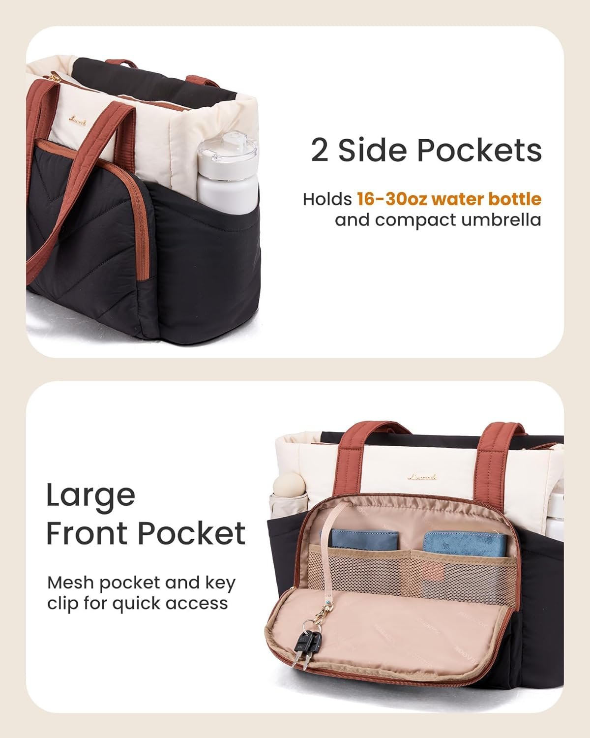 Private Label V-Quilted Puffer Tote Bag for Women Teachers Nurses with Custom Logo Large Shoulder Laptop Purse for Work Travel Gym Manufacturer Private Label V-Quilted Puffer Tote Bag for Women Teachers Nurses with Custom Logo Large Shoulder Laptop Purse for Work Travel Gym Manufacturer