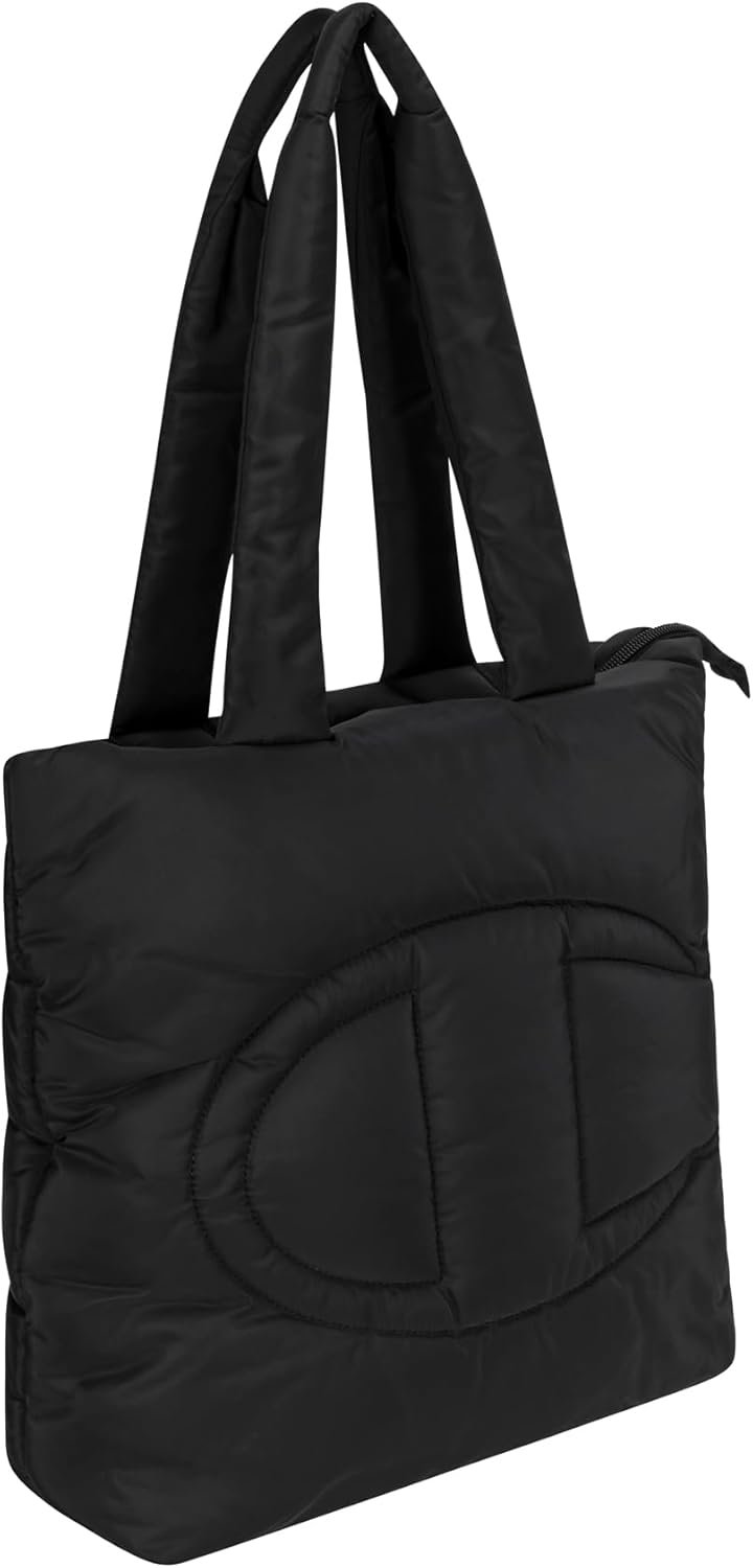 Private Label Quilted Memory Cloth Tote Bag with Custom Logo Zip Closure for Work Travel Daily Use by Manufacturer Private Label Quilted Memory Cloth Tote Bag with Custom Logo Zip Closure for Work Travel Daily Use by Manufacturer