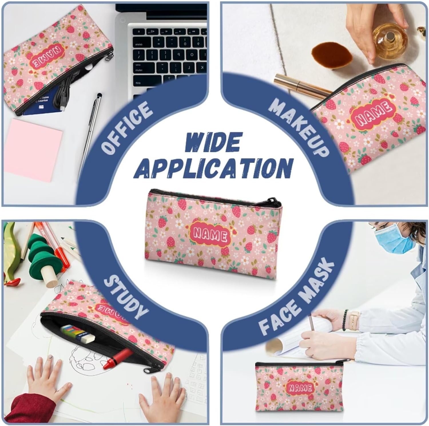 Private Label 2 Piece Pink Personalized Travel Bag Sets for Girls Custom Logo Quilted Duffle Makeup Organizer with Handle Pocket Lightweight Airline Personal Item Cosmetics Bag Manufacturer