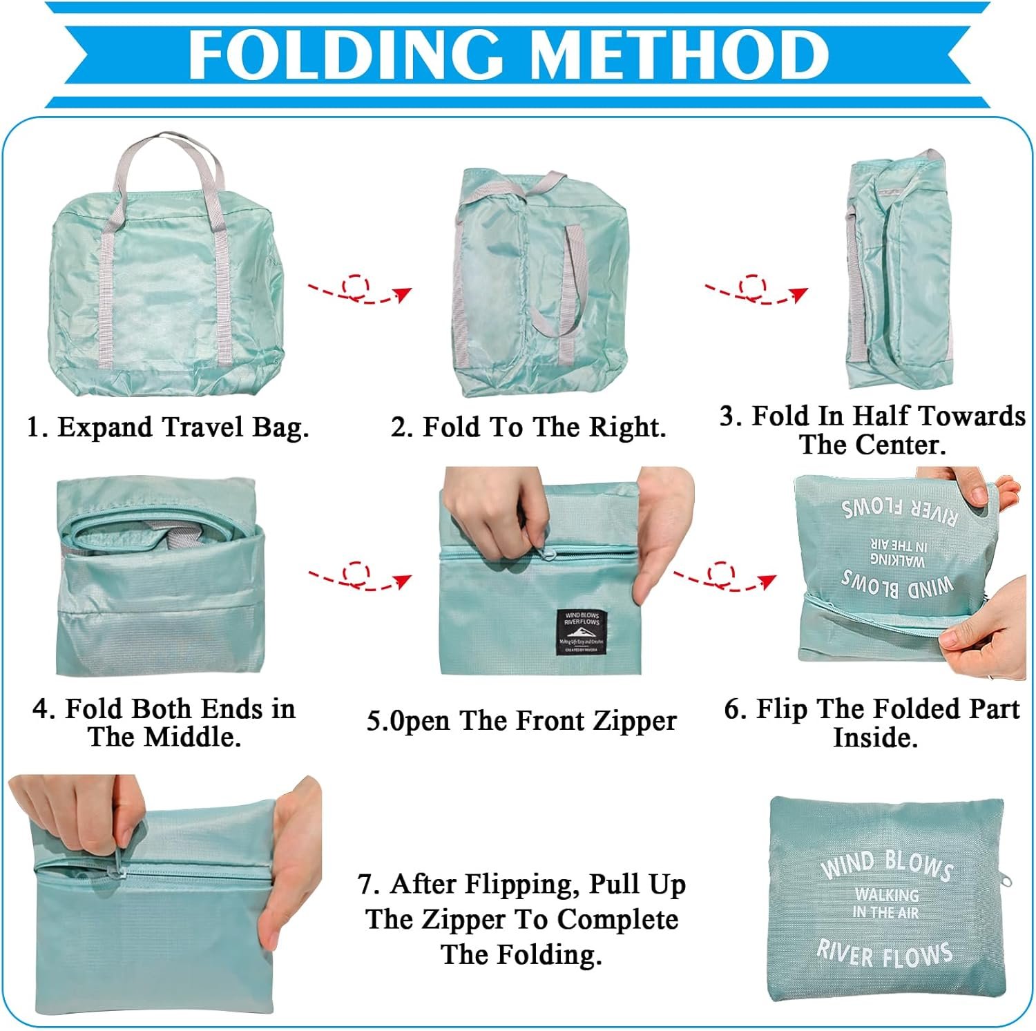 Custom Logo Foldable Travel Duffel Bag 2PCS Carry On Luggage Personal Item Sports Gym Bag Private Label Water Resistant Weekender Overnight Bags Manufacturer for Women and Men Green+Red