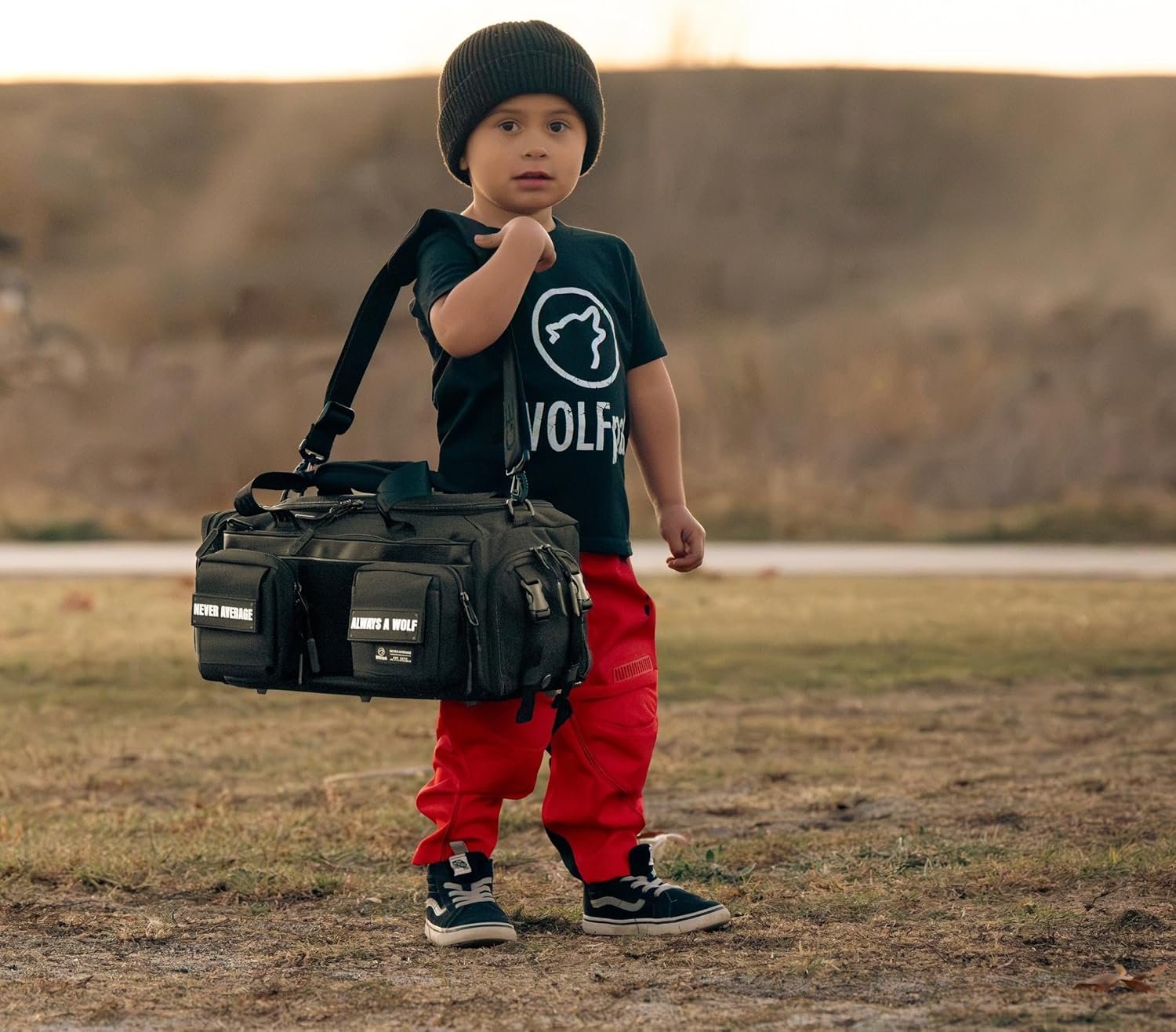 Private Label 20L Mini Duffle Bag for Gym & Travel Waterproof Carry-On Weekender Bag with Shoe Compartment Hard Bottom Custom Logo and Tactical Molle System Manufacturer