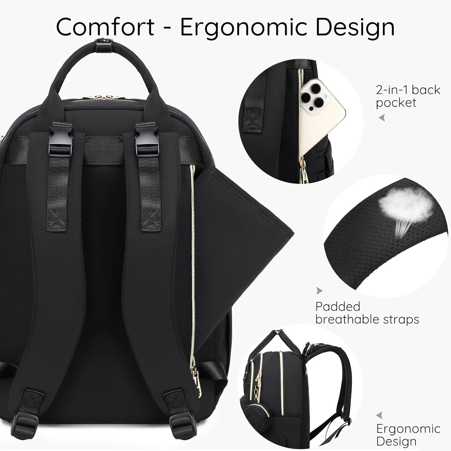 Private Label Diaper Bag Backpack, Multi-Functional Waterproof Quilted Baby Travel Tote Manufacturer with Changing Pad Stroller Straps Pacifier Case, Custom Logo Black Private Label Diaper Bag Backpack, Multi-Functional Waterproof Quilted Baby Travel Tote Manufacturer with Changing Pad Stroller Straps Pacifier Case, Custom Logo Black