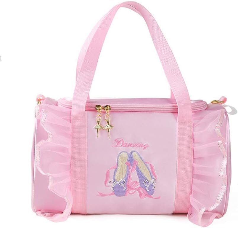 Private Label Girls Pink Dance Duffel Bag Custom Logo Factory