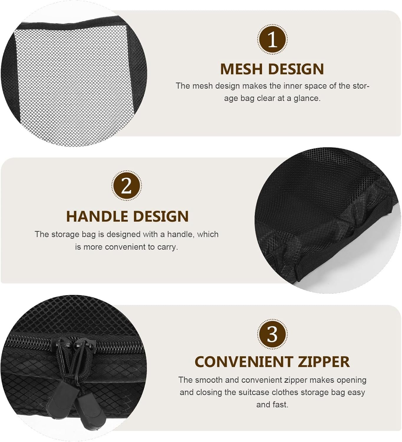 Private Label 3pcs Large Capacity Travel Packing Organizers Set Custom Logo Portable Storage Bags Black Clothes Pouches Manufacturer for Luggage Outdoor Use Private Label 3pcs Large Capacity Travel Packing Organizers Set Custom Logo Portable Storage Bags Black Clothes Pouches Manufacturer for Luggage Outdoor Use