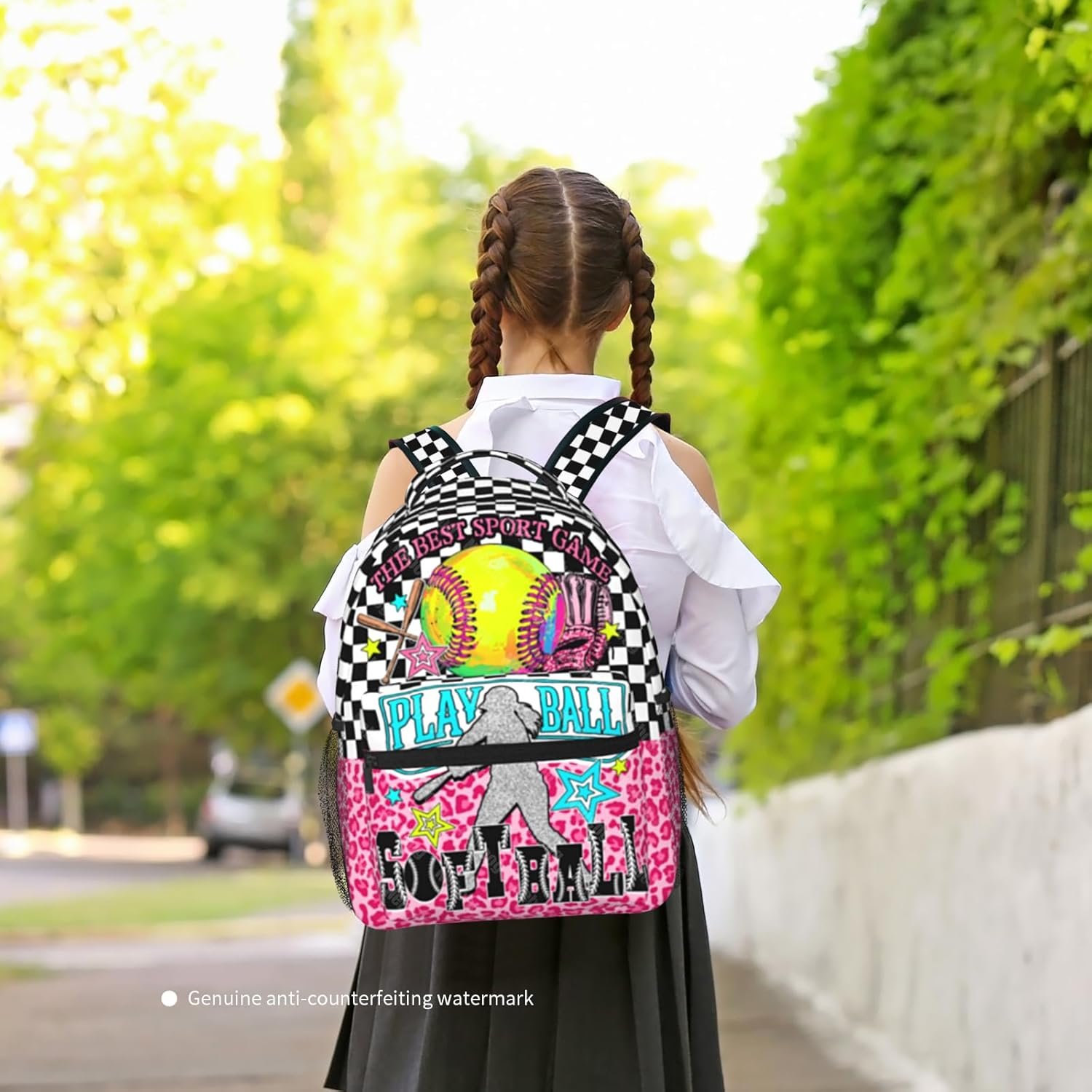 Private Label School Backpack for Boys and Girls Custom Logo Lightweight Bookbag for Kids Teens Ages 6-18 Elementary Middle School Softball Football Travel Bag Manufacturer