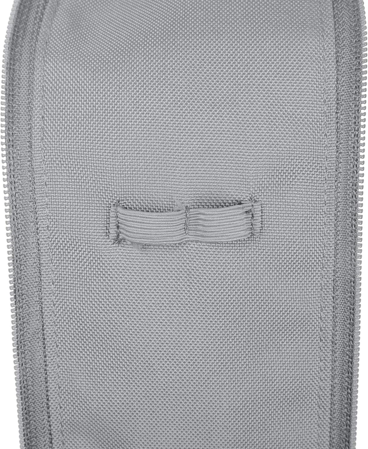 Custom Logo Hanging Mesh Toiletry Bag Grey | Private Label Travel Organizer Perfect for Dorm Gym Back to School | Shampoo Shower Accessories Manufacturer