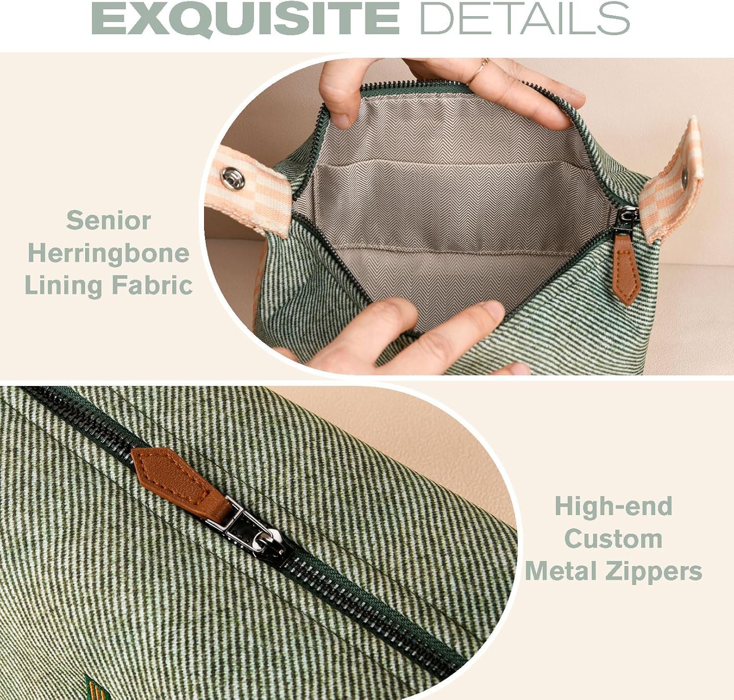 Custom Logo Orange Red Canvas Hanging Makeup Cosmetic Travel Bag Organizer for Women Private Label Manufacturer