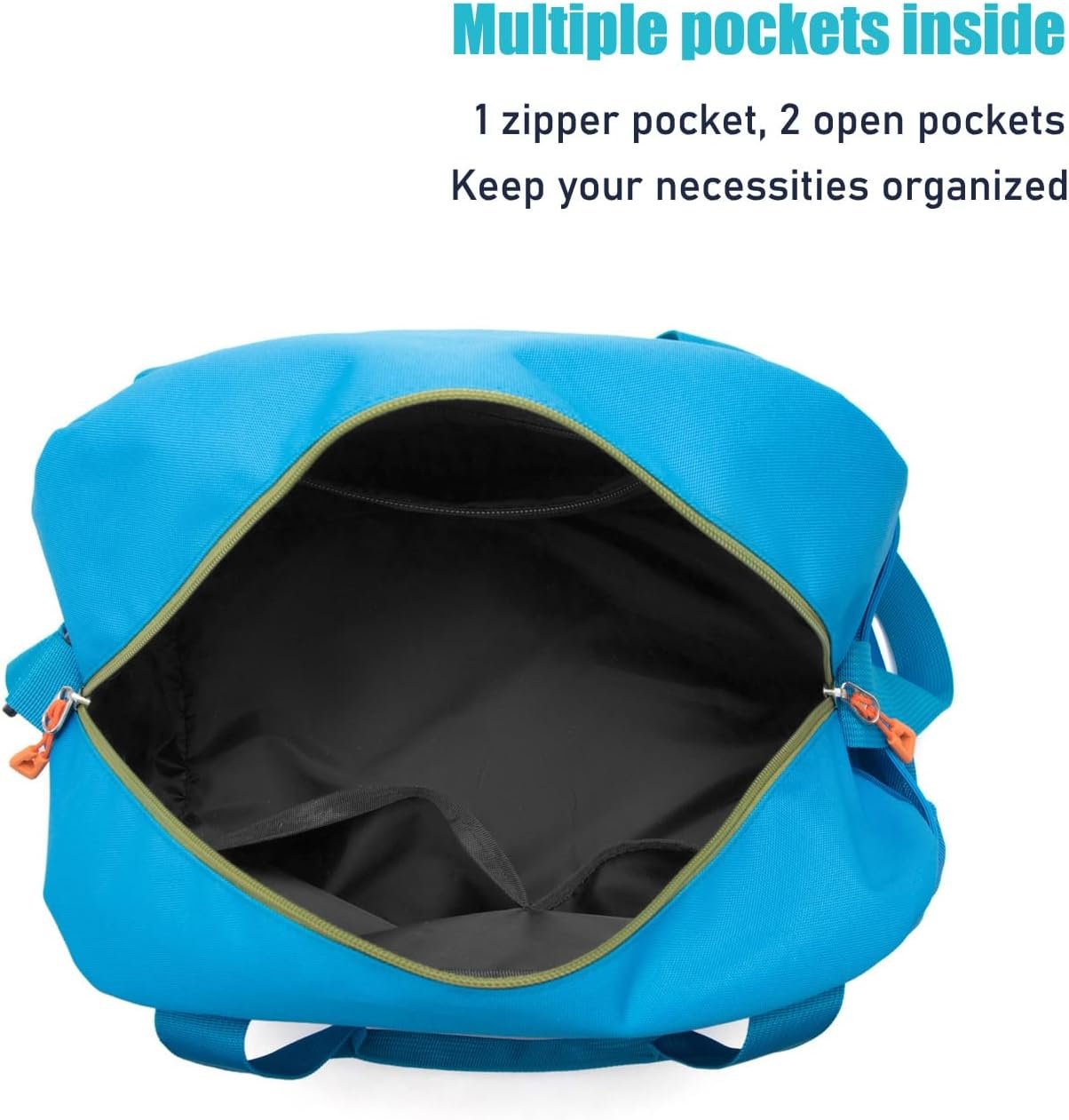 Private Label Small Duffle Bag with Custom Logo for Kids Boys Girls Gym Sports Travel Blue Manufacturer