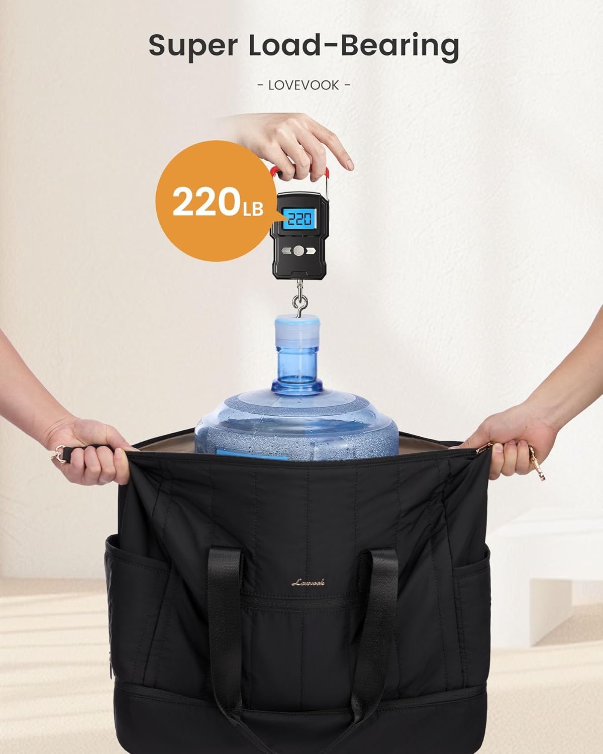 Custom Logo Puffer Weekender Travel Duffle Bag for Women with Shoe Compartment 42L Carry On Duffel for Airplanes Private Label Hospital Bag for Labor and Delivery Overnight Bag with Toiletry Bag Manufacturer 2Pcs Set