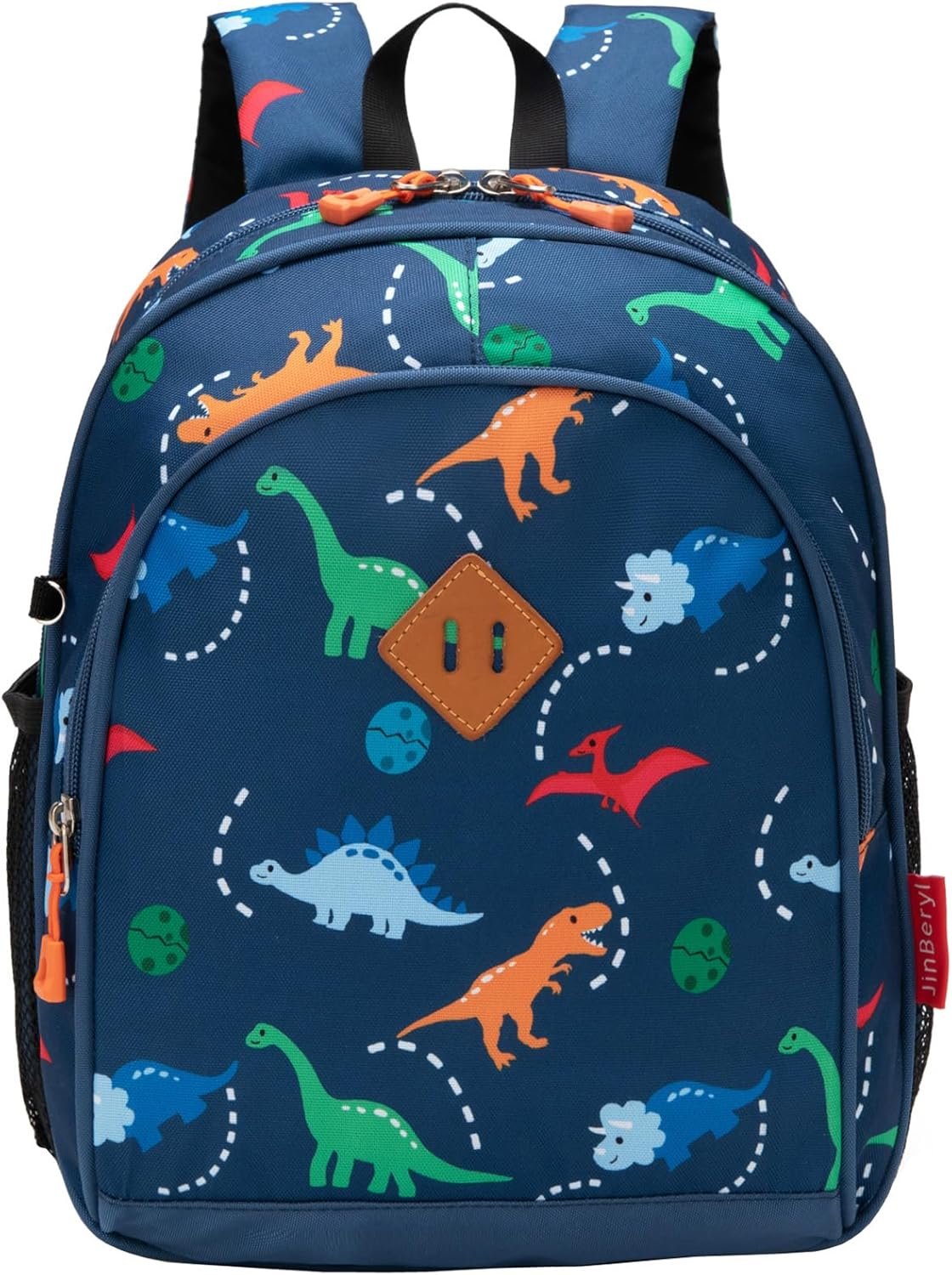 Custom Logo Toddler Backpack Private Label for Boys Girls Preschool Kindergarten Dinosaur Navy Blue Small Manufacturer