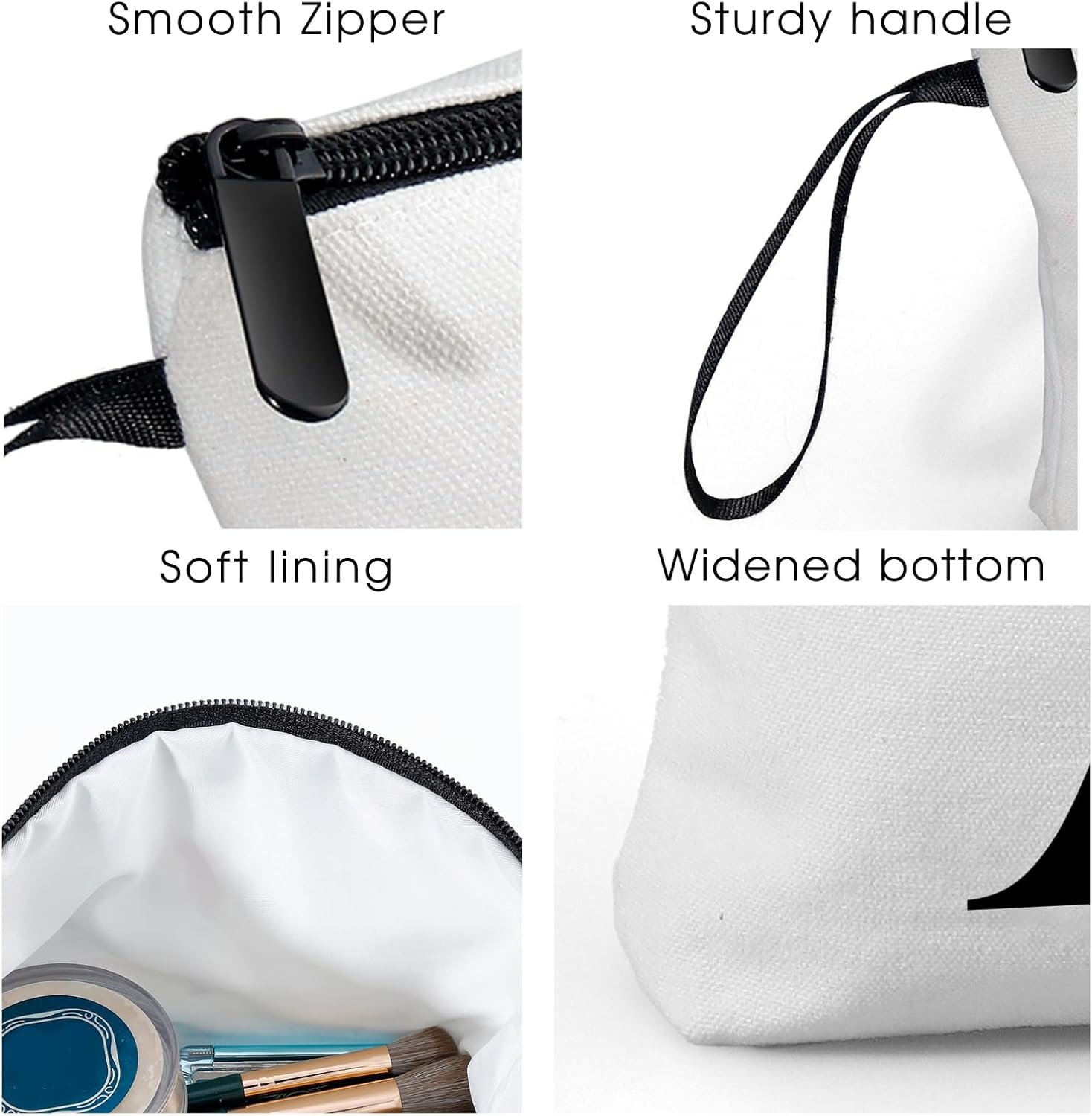 Private Label Personalized Initial Travel Makeup Cosmetic Bag with Mirror Custom Logo for Women Mom Sister Daughter Friend BFF Birthday Bridal Shower Valentines Mothers Day Christmas Graduation Gifts Size S Factory Private Label Personalized Initial Travel Makeup Cosmetic Bag with Mirror Custom Logo for Women Mom Sister Daughter Friend BFF Birthday Bridal Shower Valentines Mothers Day Christmas Graduation Gifts Size S Factory