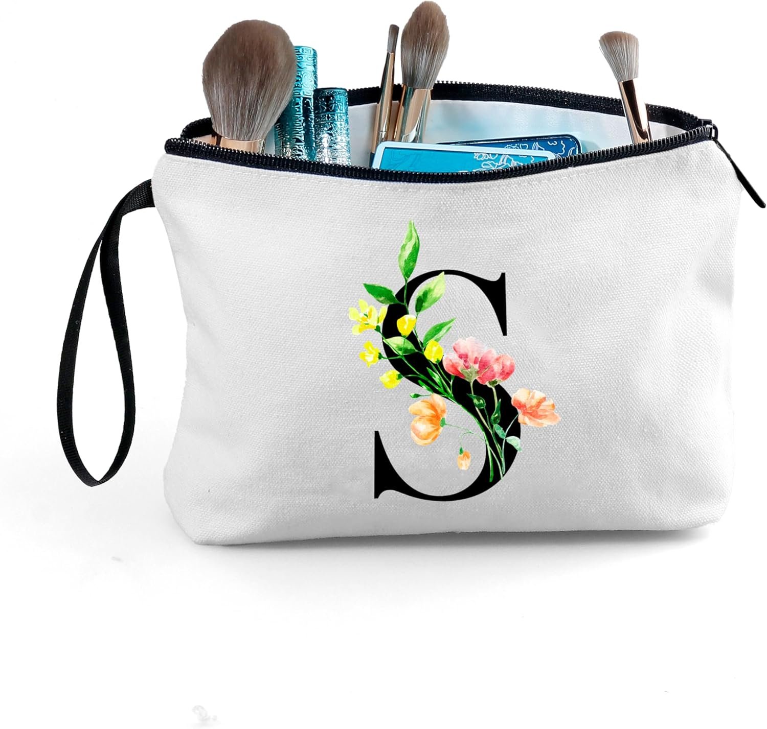 Private Label Personalized Initial Travel Makeup Cosmetic Bag with Mirror Custom Logo for Women Mom Sister Daughter Friend BFF Birthday Bridal Shower Valentines Mothers Day Christmas Graduation Gifts Size S Factory Private Label Personalized Initial Travel Makeup Cosmetic Bag with Mirror Custom Logo for Women Mom Sister Daughter Friend BFF Birthday Bridal Shower Valentines Mothers Day Christmas Graduation Gifts Size S Factory