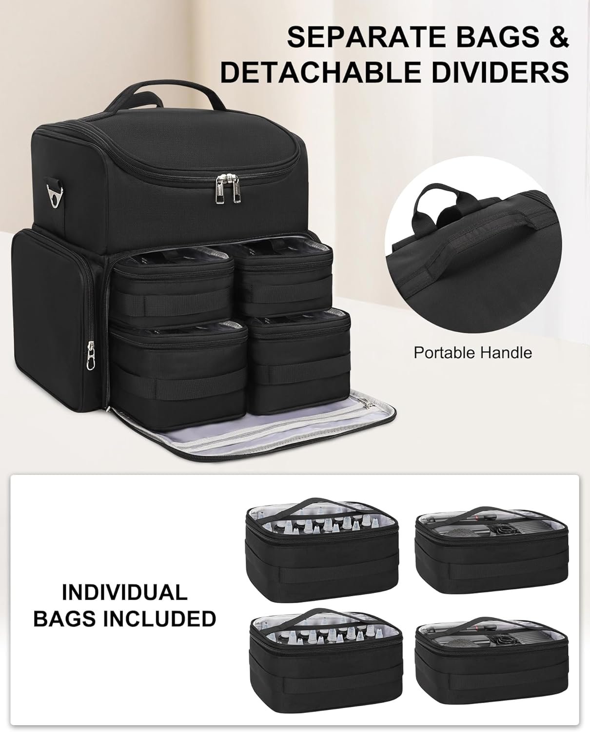 Custom Logo Tattoo Backpack with 4 Removable Pouches, Private Label Tattoo Travel Case with 3 Detachable Dividers, Waterproof Tattoo Carrying Case for Stencil Printer, Equipment and Supplies - Black from Manufacturer Custom Logo Tattoo Backpack with 4 Removable Pouches, Private Label Tattoo Travel Case with 3 Detachable Dividers, Waterproof Tattoo Carrying Case for Stencil Printer, Equipment and Supplies - Black from Manufacturer