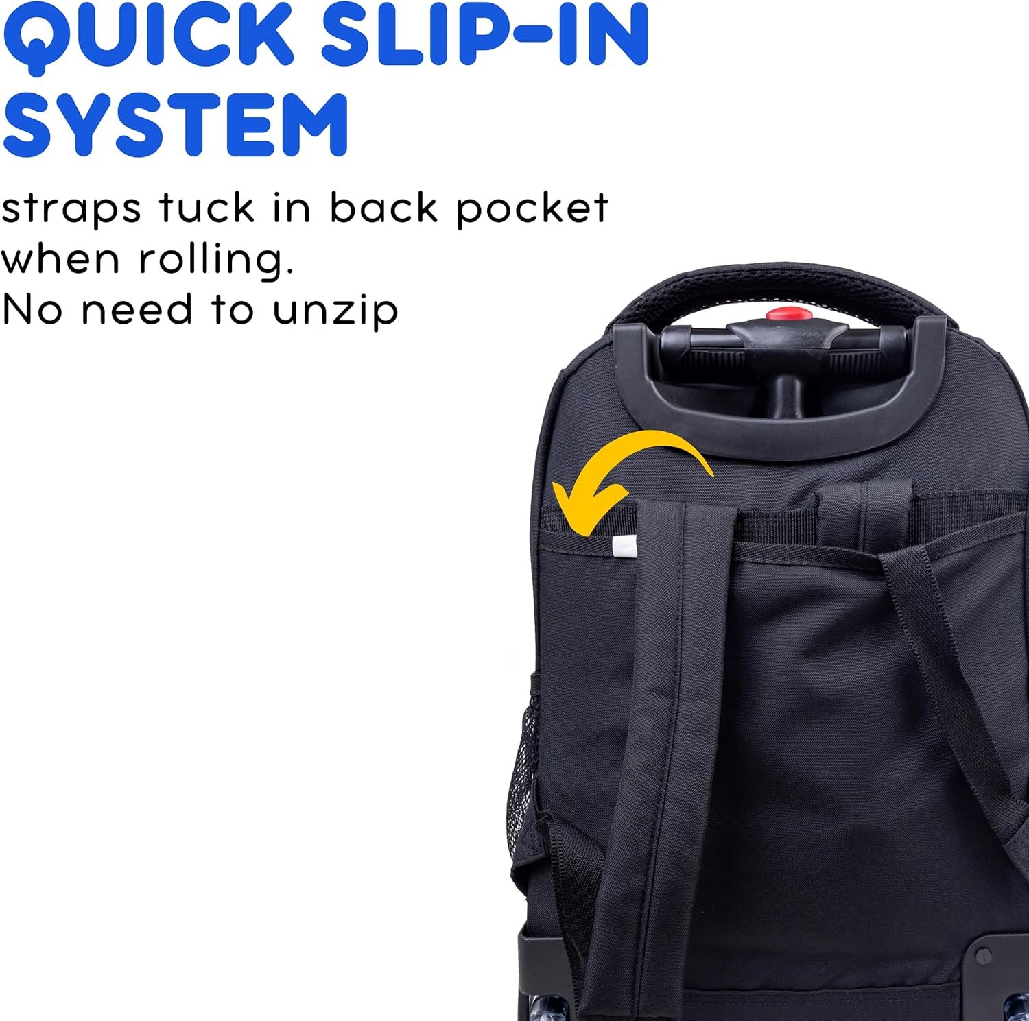 Private Label Rolling Backpack for Kids Custom Logo Roller Bag with Wheels Black Factory