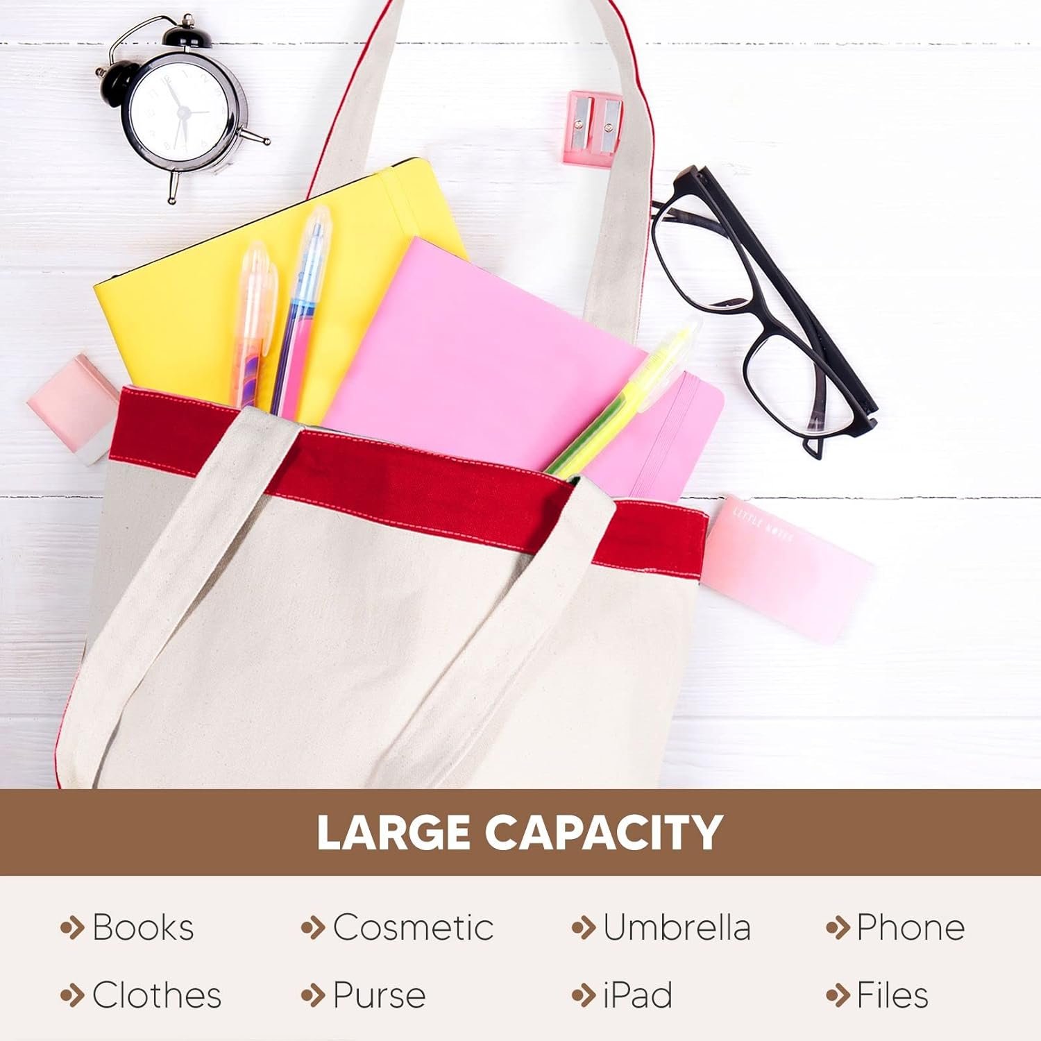 Private Label Heavy Duty Canvas Tote Bag with Handles for Women Reusable Blank Cotton for Groceries Shopping DIY Custom Logo 16