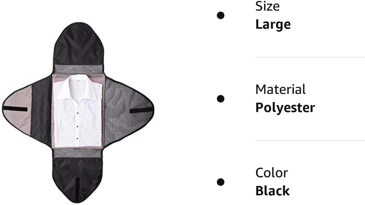 Custom Logo Garment Packing Folder Private Label Travel Clothes Organizer Luggage Accessory Manufacturer Black Custom Logo Garment Packing Folder Private Label Travel Clothes Organizer Luggage Accessory Manufacturer Black