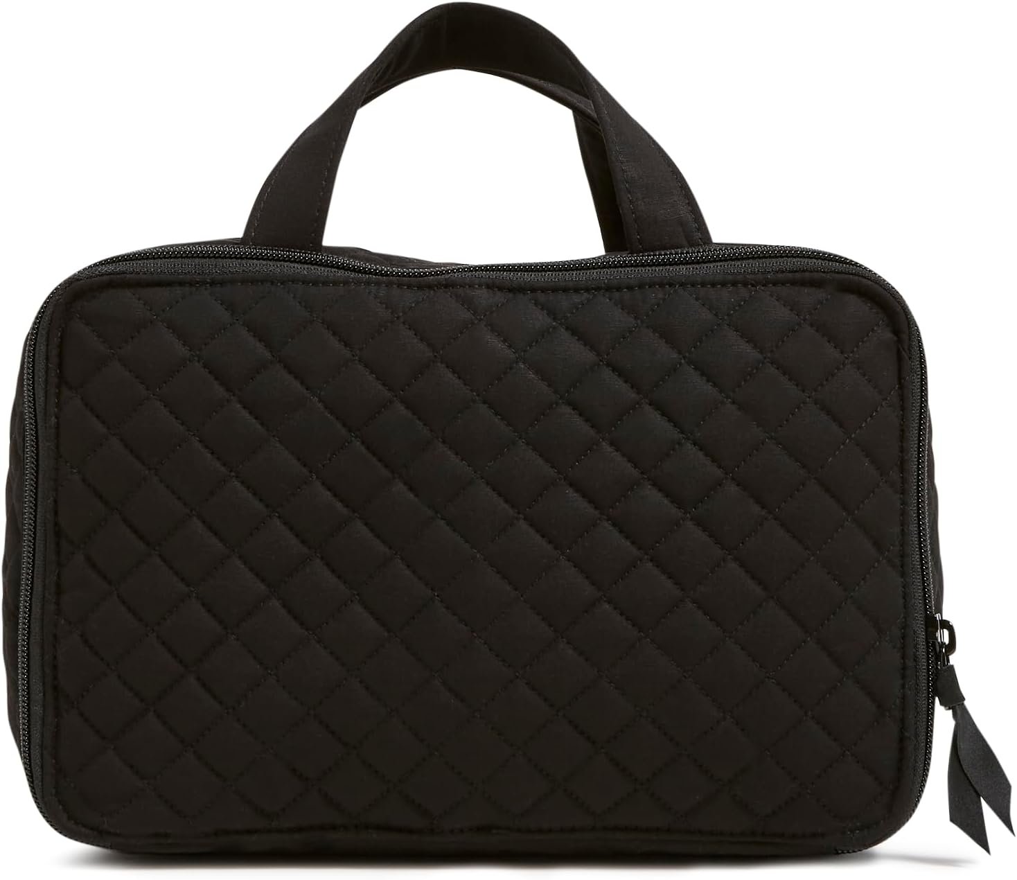 Custom Logo Cotton Ultimate Travel Makeup Organizer Private Label Case Black Manufacturer