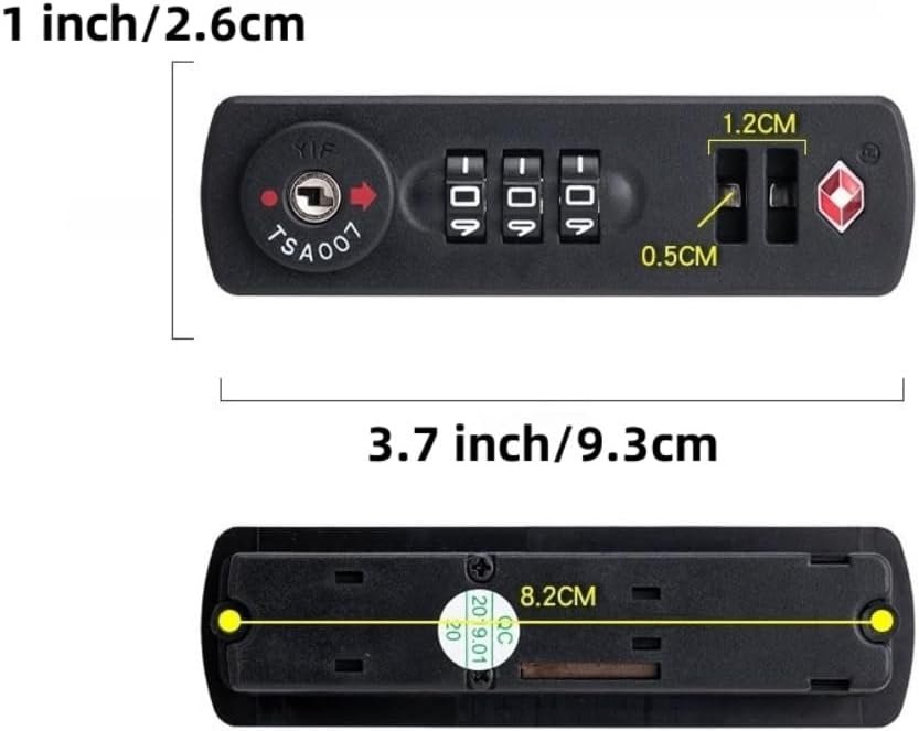 Private Label TSA Approved Travel Locks Custom Logo Keyless Combination Luggage Locks Manufacturer Portable Customs Code Backpack Baggage Accessories