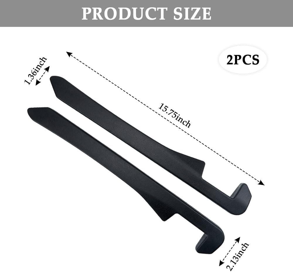 Custom Logo 2PCS Car Seat Gap Filler - Private Label Organizer for Phone Keys Purse - Universal Gap Filler Fits Car Truck SUV Interior Accessories by Manufacturer Black