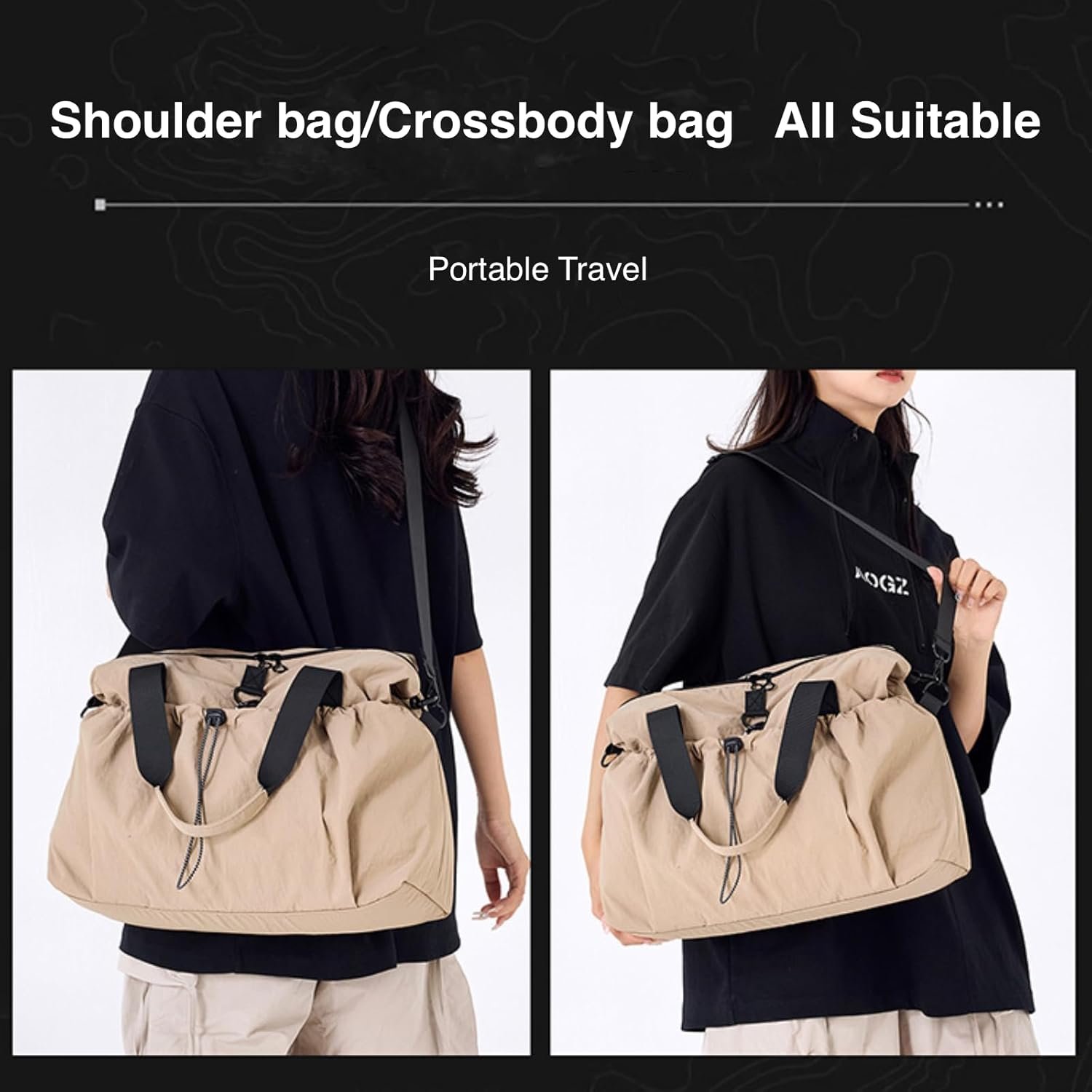 Private Label Large Tote Bag for Women with Custom Logo Travel Work Gym Shoulder Crossbody Nylon Zipper Manufacturer Private Label Large Tote Bag for Women with Custom Logo Travel Work Gym Shoulder Crossbody Nylon Zipper Manufacturer