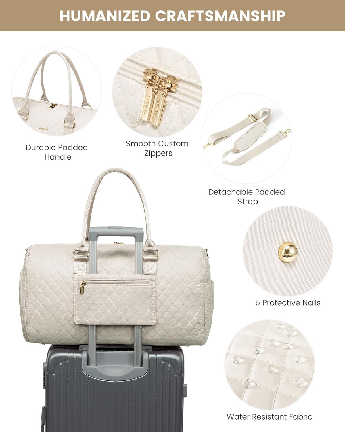 Private Label Travel Duffle Weekender Bag for Women with Toiletry Bag Custom Logo Carry-On Overnight Bag with Shoe Compartment Gym Duffel Bag with Wet Pocket Factory Mommy Hospital Bags for Labor and Delivery Private Label Travel Duffle Weekender Bag for Women with Toiletry Bag Custom Logo Carry-On Overnight Bag with Shoe Compartment Gym Duffel Bag with Wet Pocket Factory Mommy Hospital Bags for Labor and Delivery