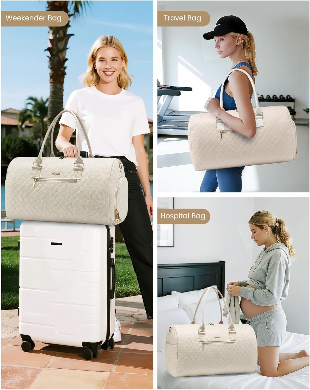 Private Label Travel Duffle Weekender Bag for Women with Toiletry Bag Custom Logo Carry-On Overnight Bag with Shoe Compartment Gym Duffel Bag with Wet Pocket Factory Mommy Hospital Bags for Labor and Delivery Private Label Travel Duffle Weekender Bag for Women with Toiletry Bag Custom Logo Carry-On Overnight Bag with Shoe Compartment Gym Duffel Bag with Wet Pocket Factory Mommy Hospital Bags for Labor and Delivery