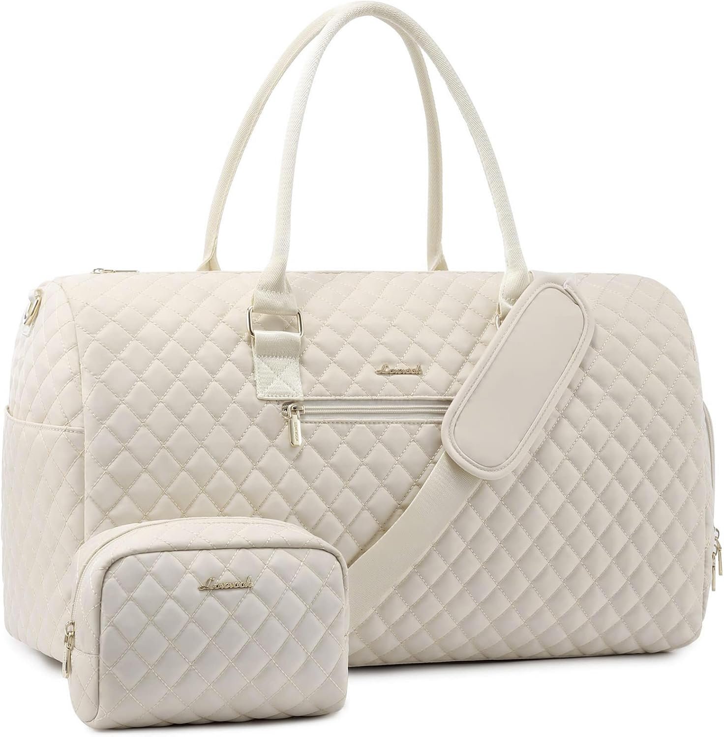 Private Label Travel Duffle Weekender Bag for Women with Toiletry Bag Custom Logo Carry-On Overnight Bag with Shoe Compartment Gym Duffel Bag with Wet Pocket Factory Mommy Hospital Bags for Labor and Delivery