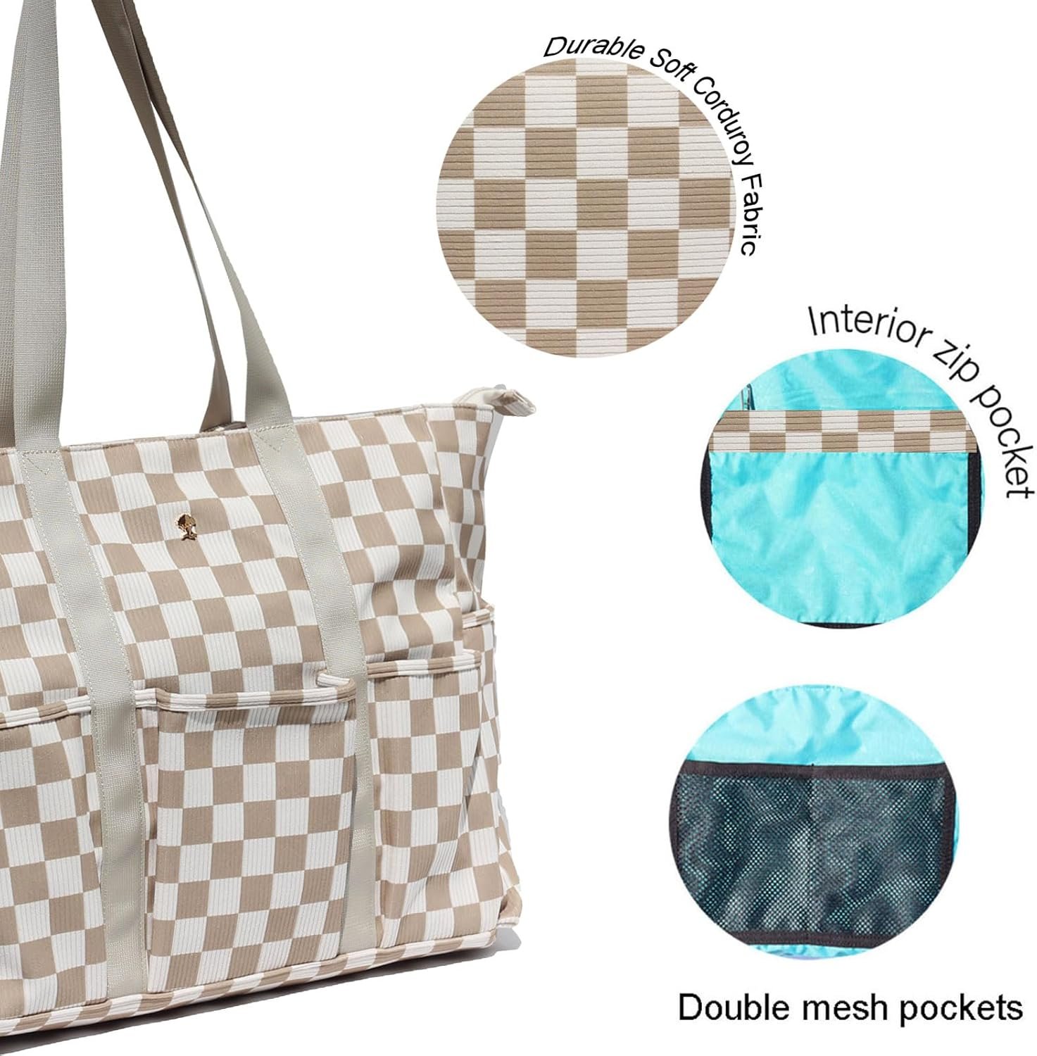 Private Label Utility Tote Bag Weekender Duffle Bag with 13 Pockets and Custom Logo Perfect for Travel Work Gym Beach Teachers Nurses Manufacturer Private Label Utility Tote Bag Weekender Duffle Bag with 13 Pockets and Custom Logo Perfect for Travel Work Gym Beach Teachers Nurses Manufacturer