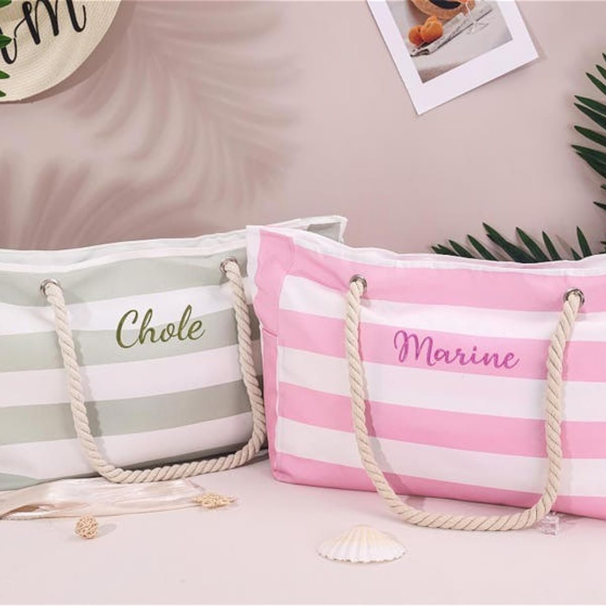 Custom Logo Embroidered Name Tote Bags for Women Private Label Beach Shoulder Handbag Manufacturer Custom Logo Embroidered Name Tote Bags for Women Private Label Beach Shoulder Handbag Manufacturer